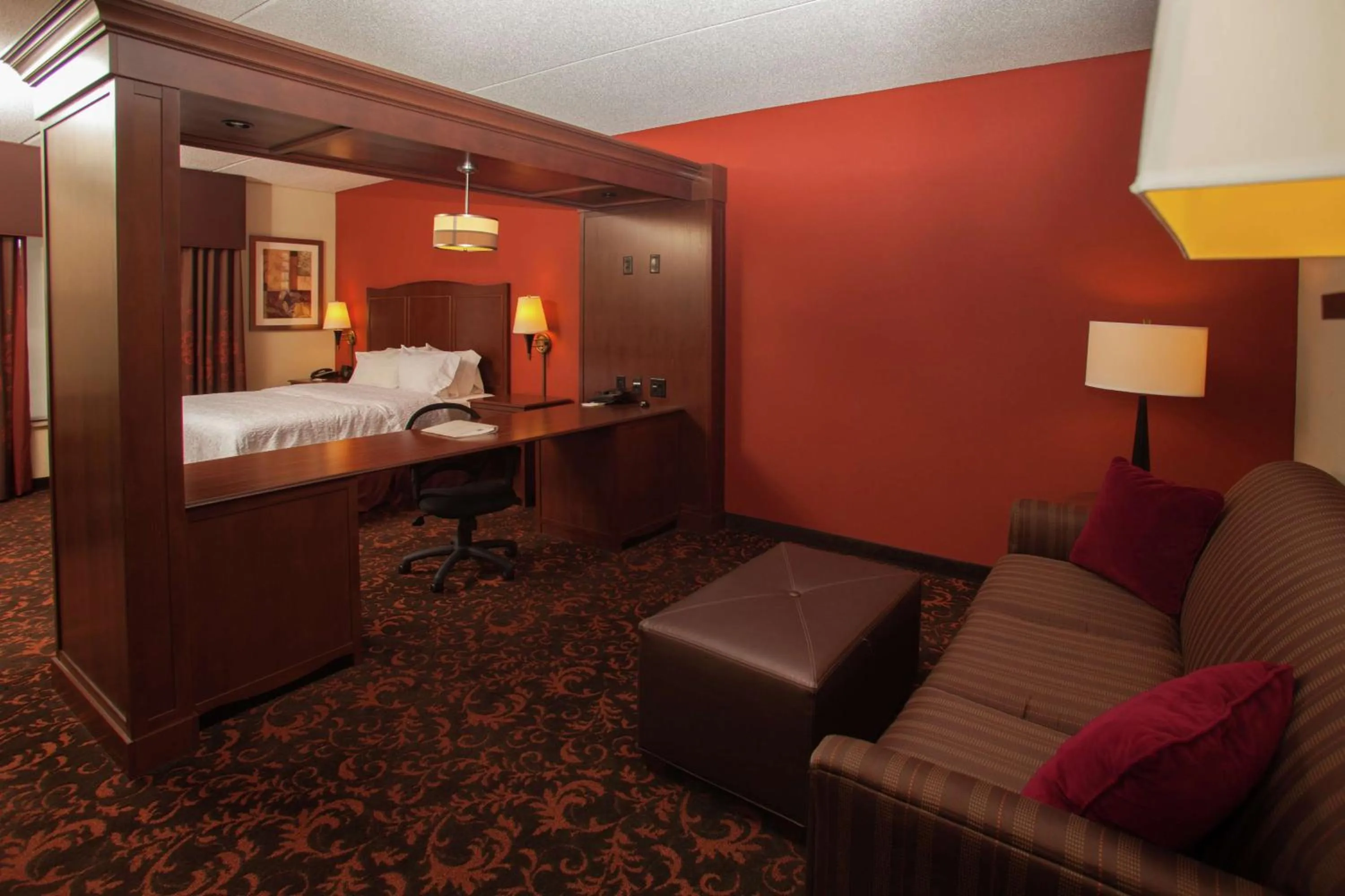 Bedroom, Bed in Hampton Inn Elmira/Horseheads