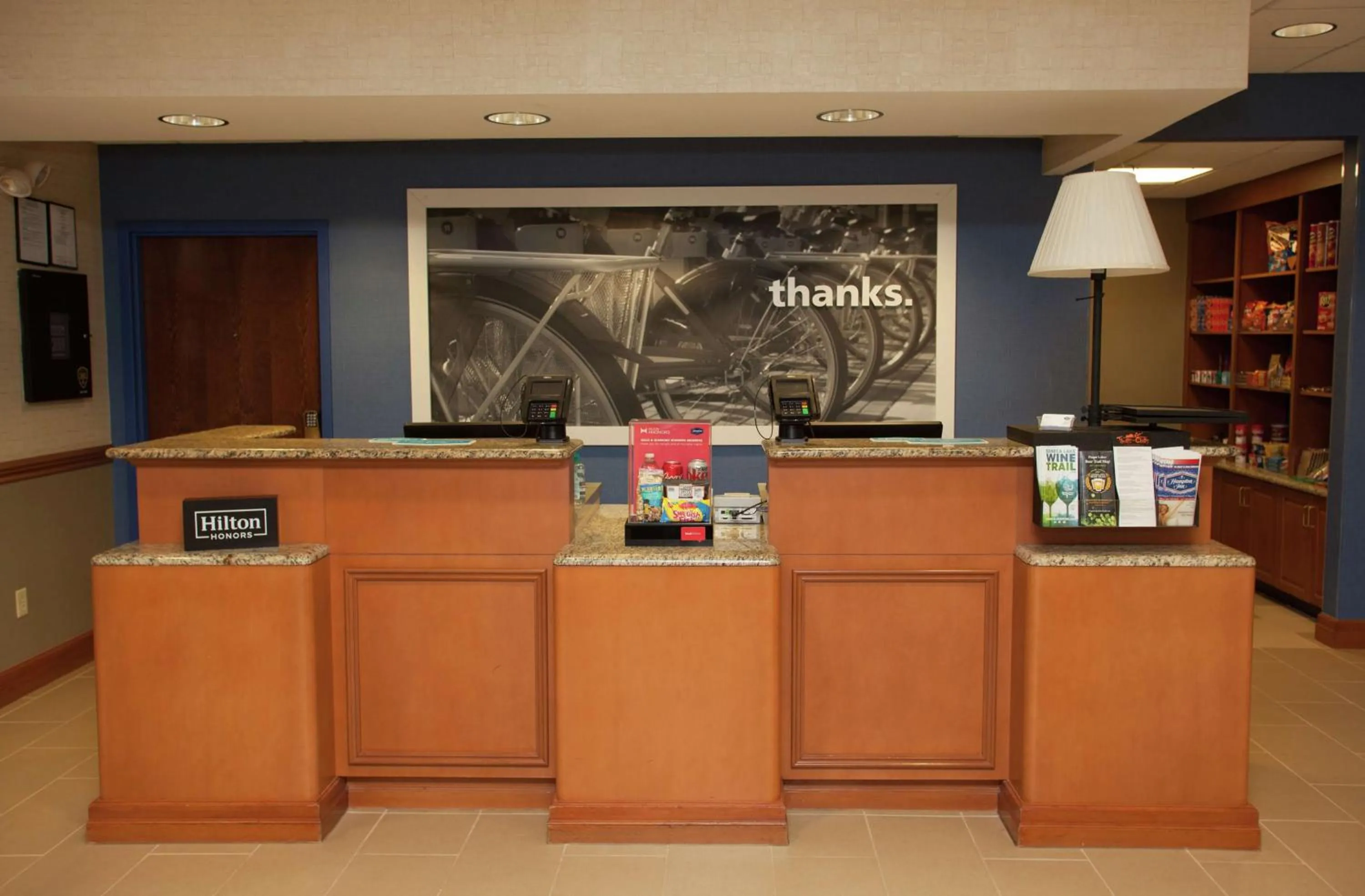 Lobby or reception in Hampton Inn Elmira/Horseheads