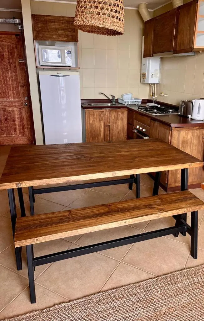 Kitchen or kitchenette in Blumen Hotel