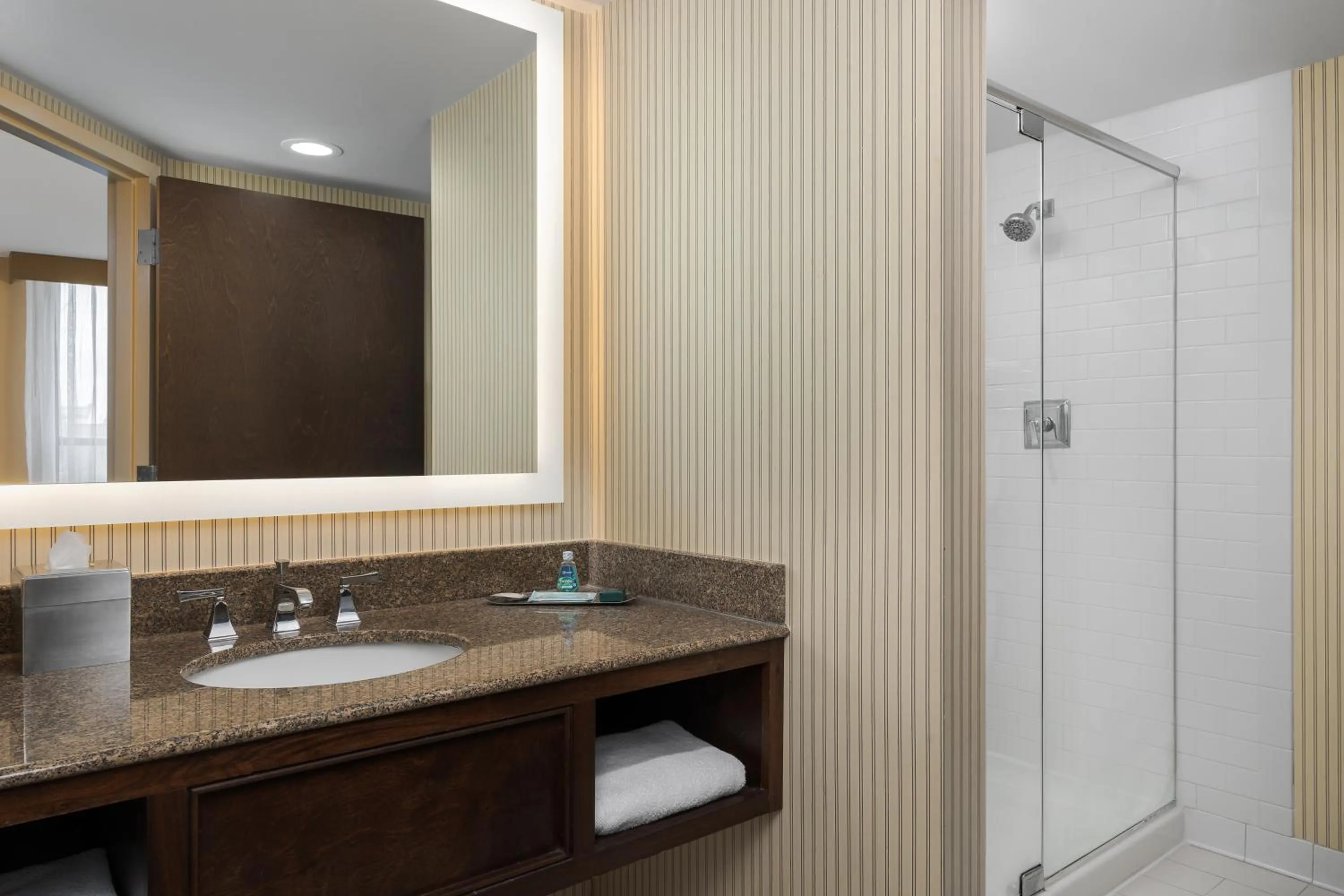 Bathroom in DoubleTree by Hilton Cincinnati Airport