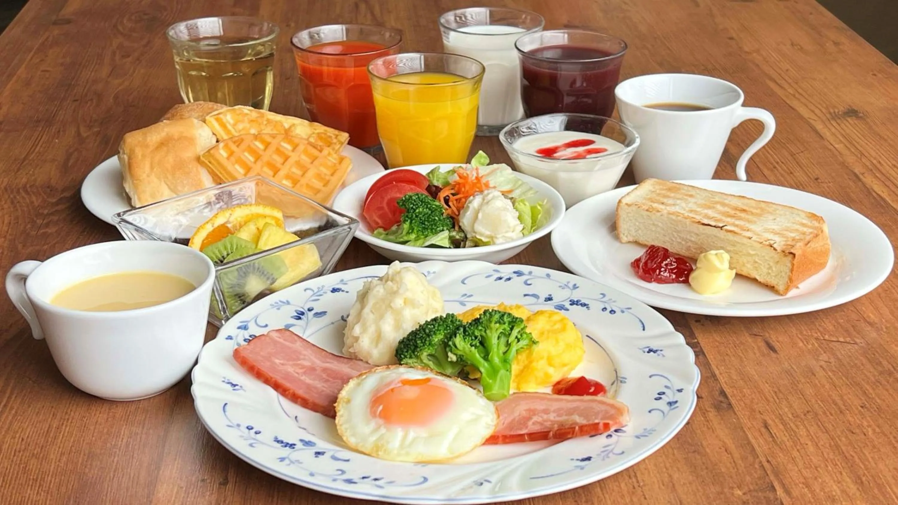 Breakfast in Fukui Manten Hotel Ekimae