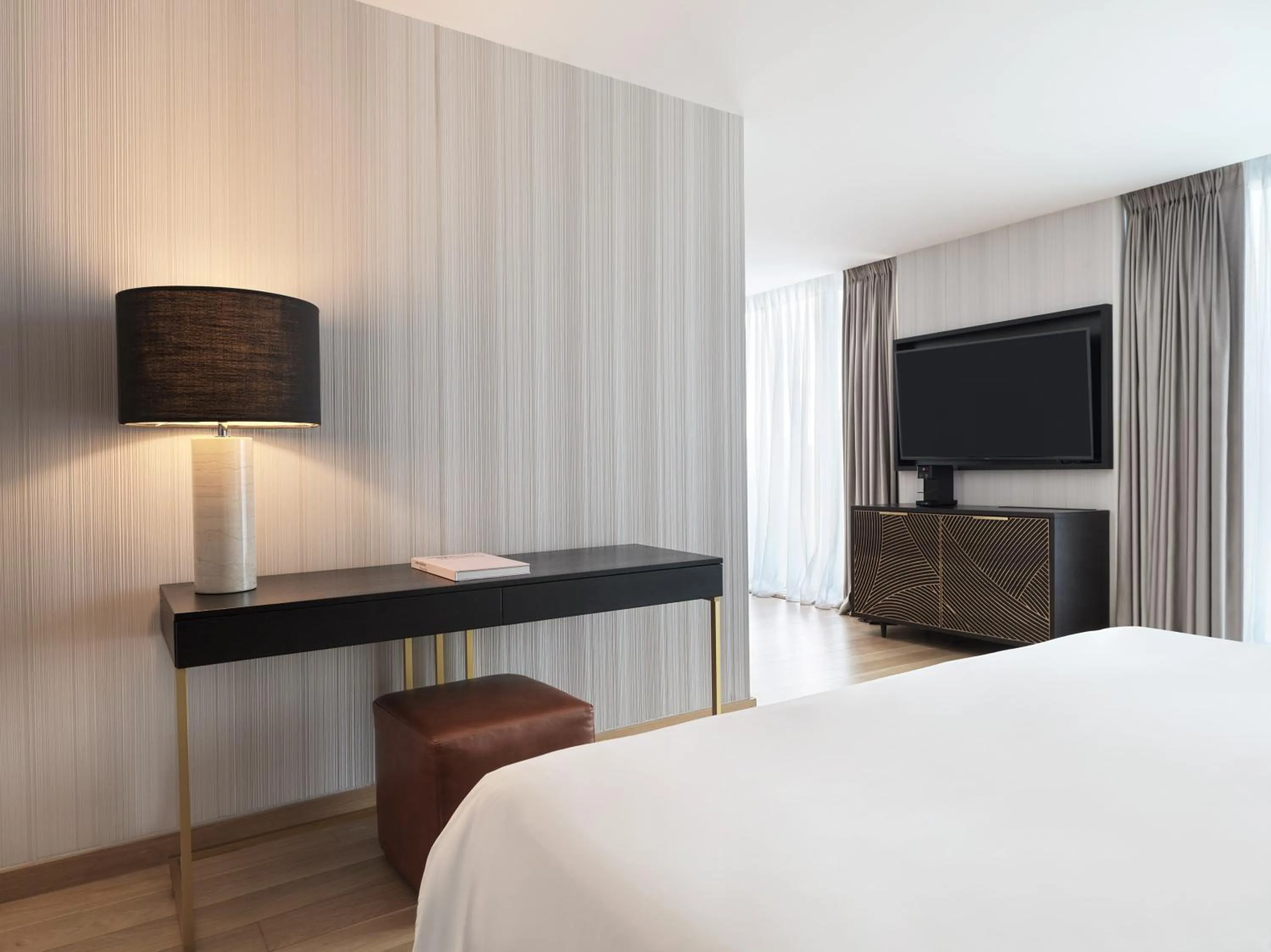 Bed in Grand Hyatt Athens