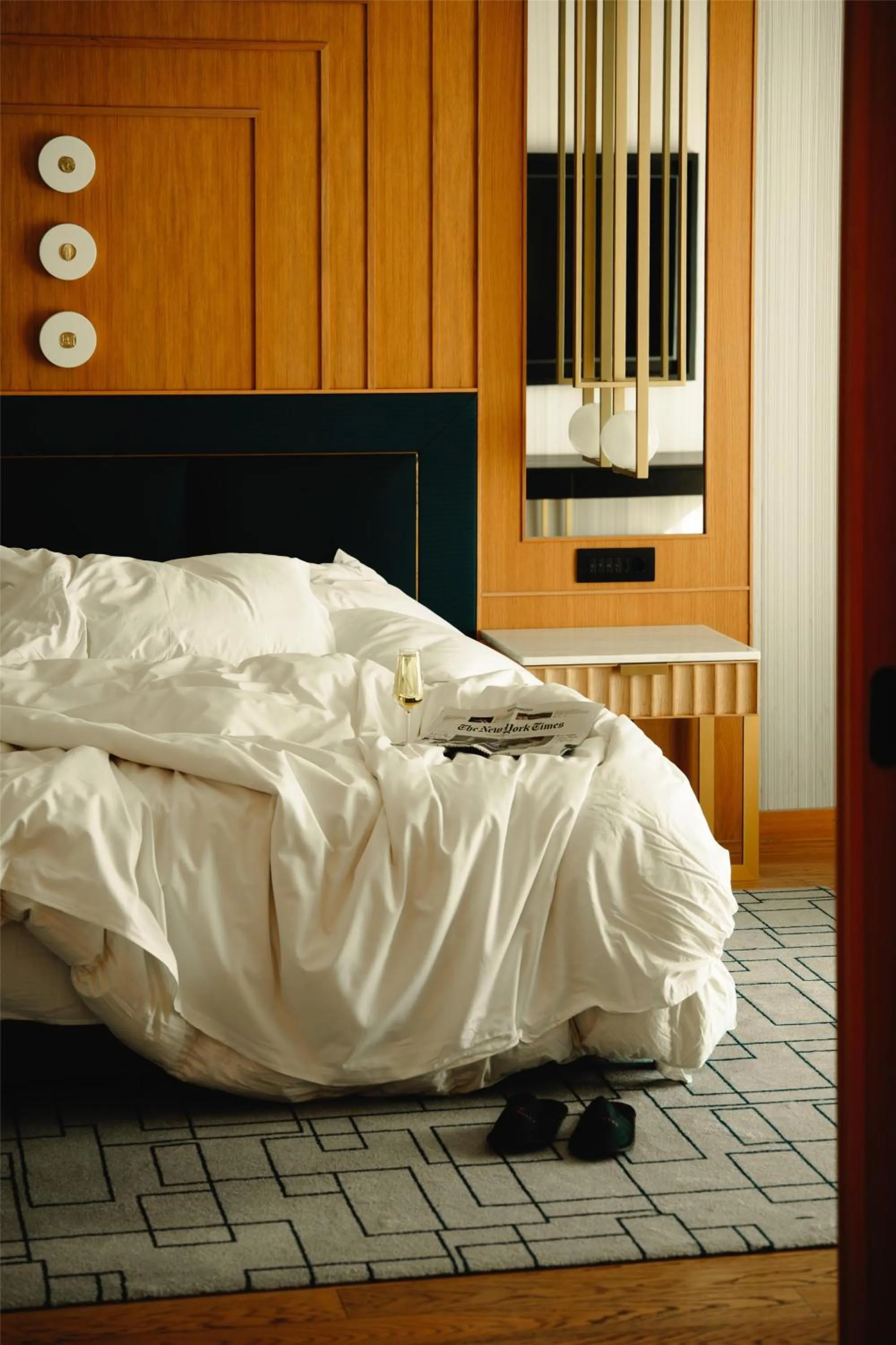 Photo of the whole room, Bed in Grand Hyatt Athens