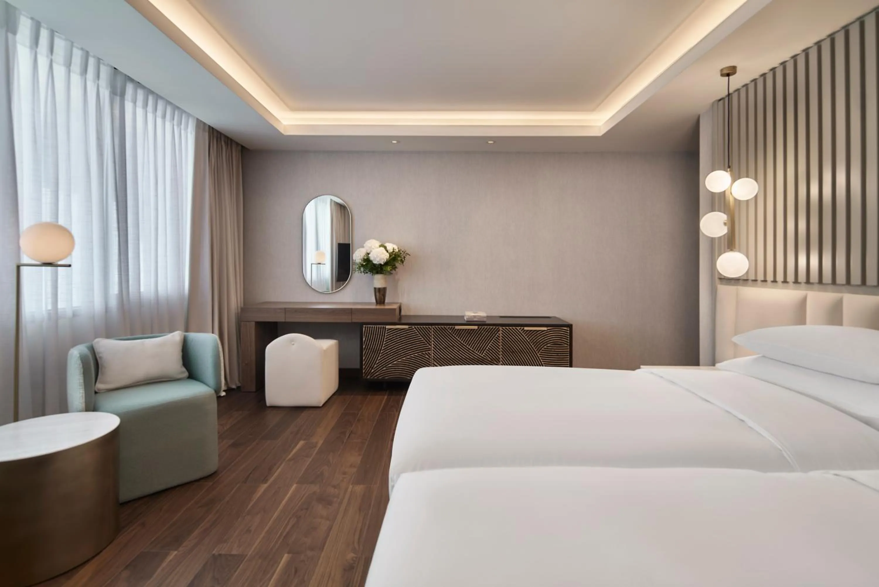 Bedroom, Bed in Grand Hyatt Athens