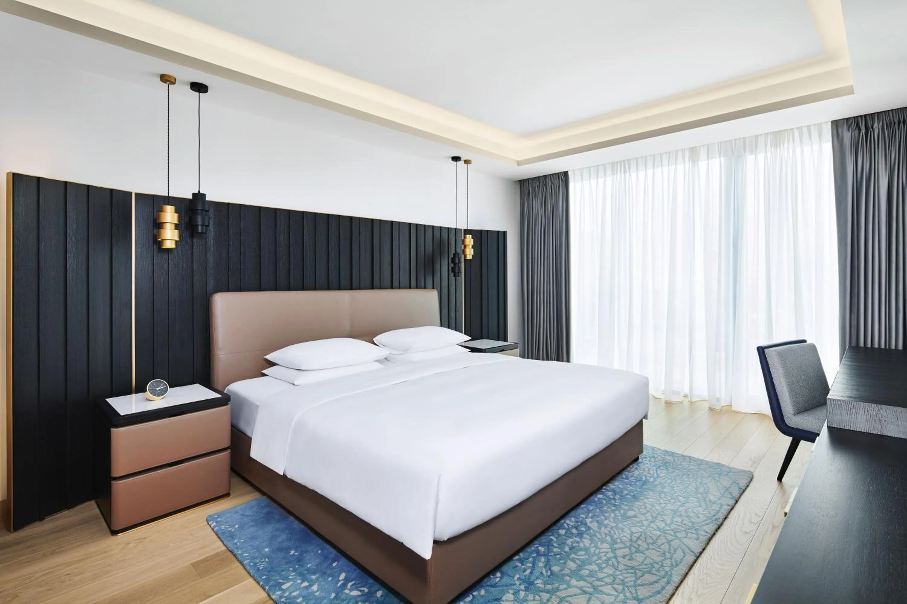 Photo of the whole room, Bed in Grand Hyatt Athens