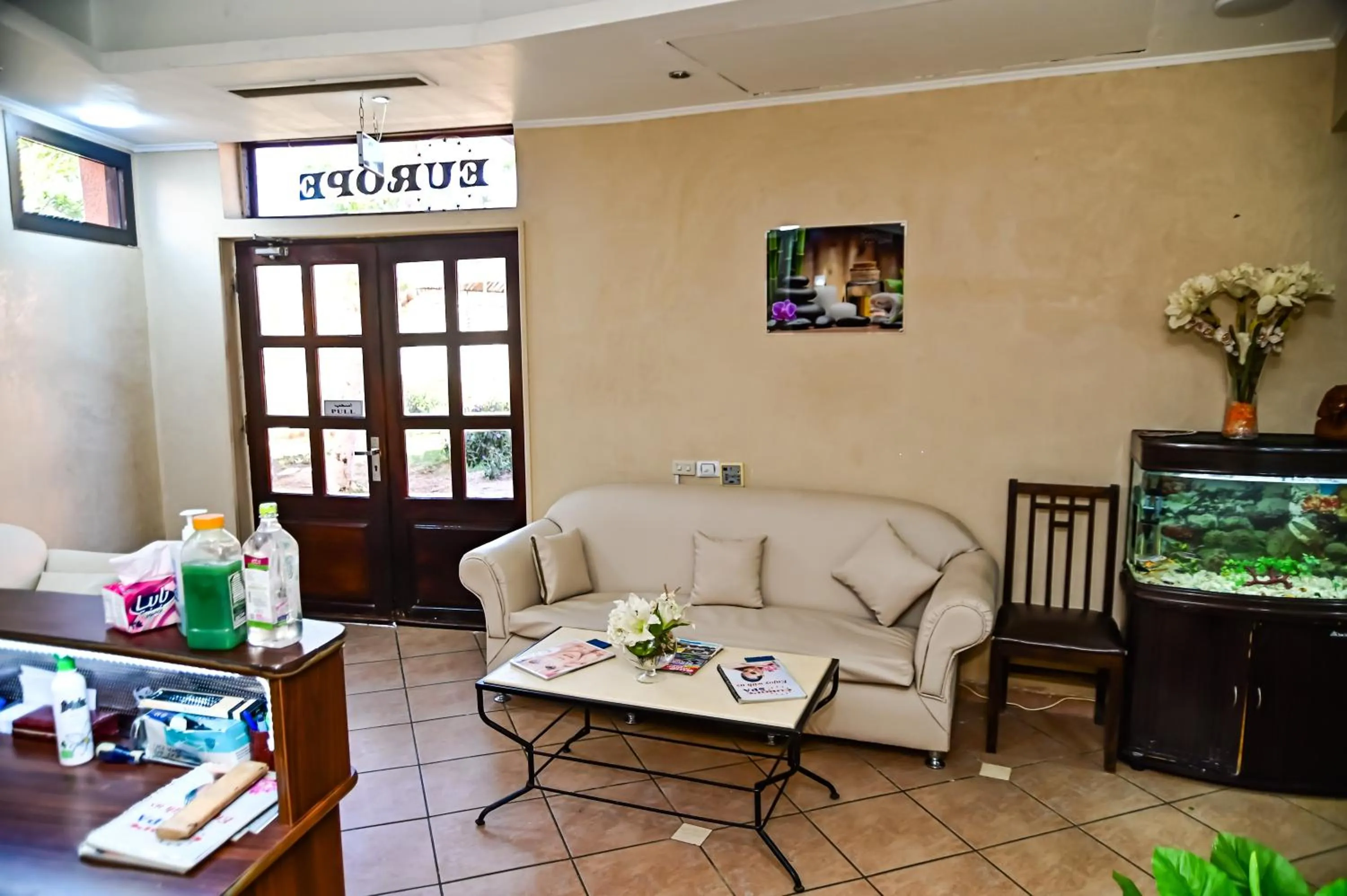 Seating area in Eagles Paradise Abu Soma Resort