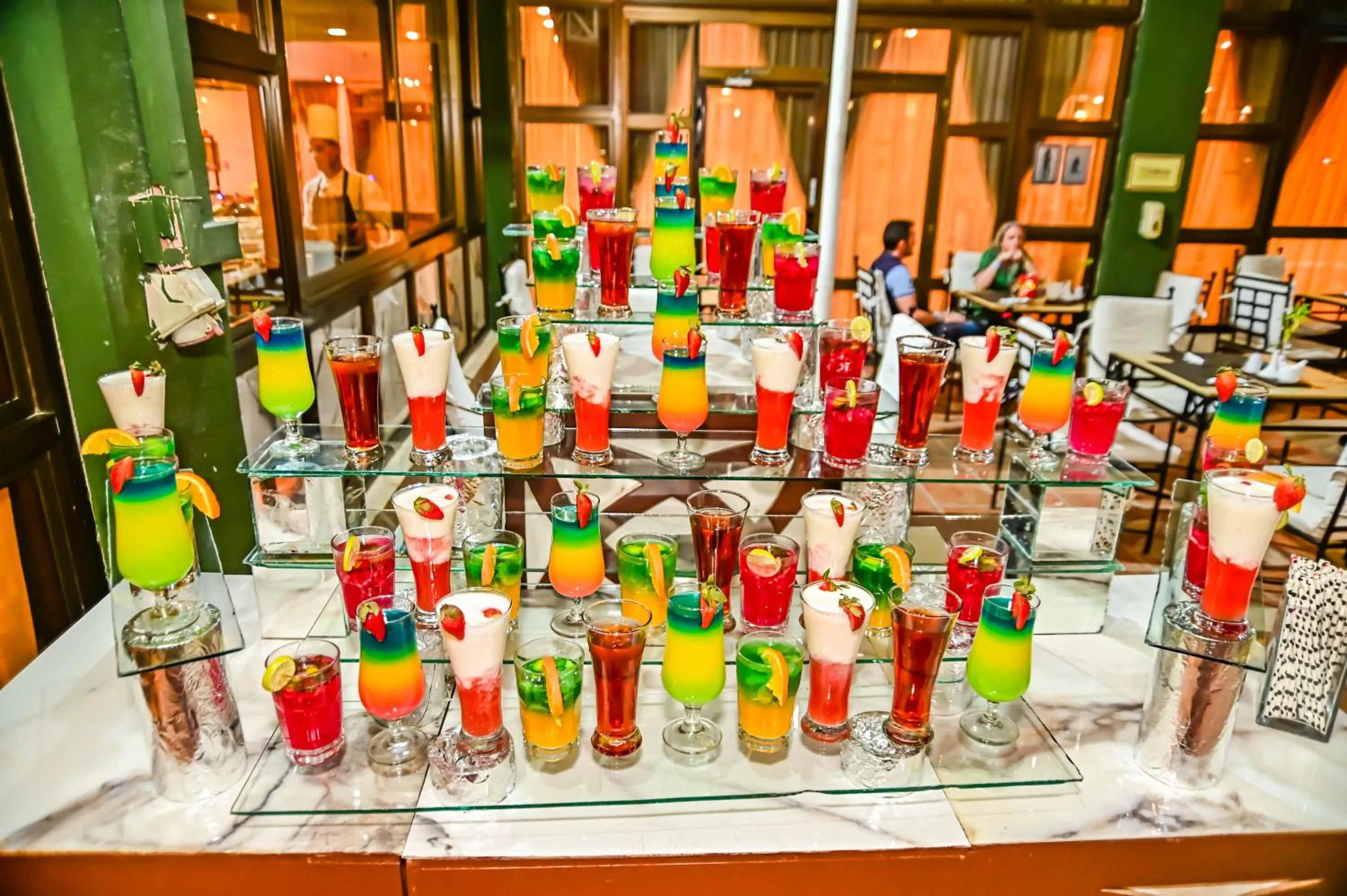 Drinks in Eagles Paradise Abu Soma Resort