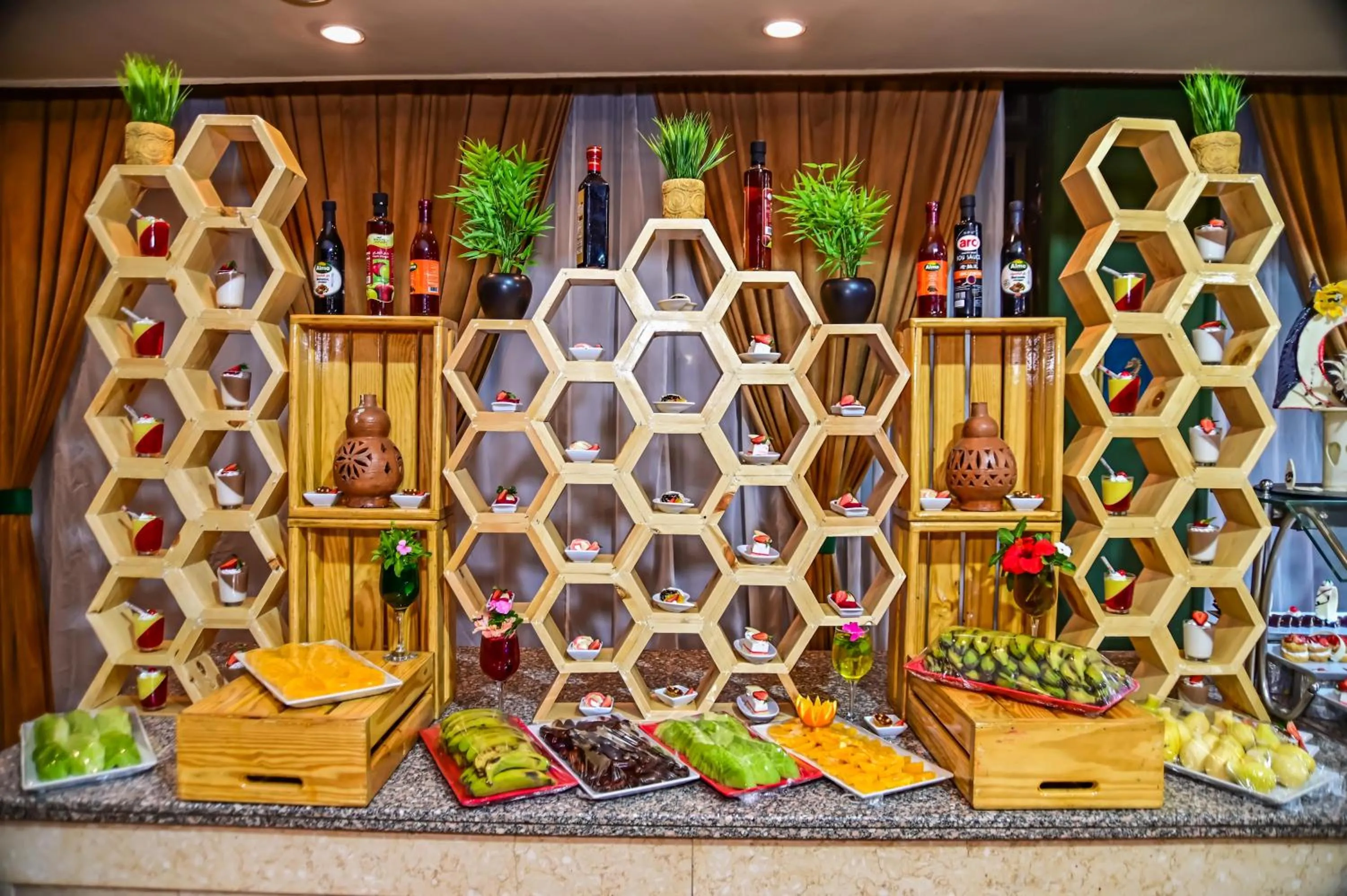 Buffet breakfast in Eagles Paradise Abu Soma Resort