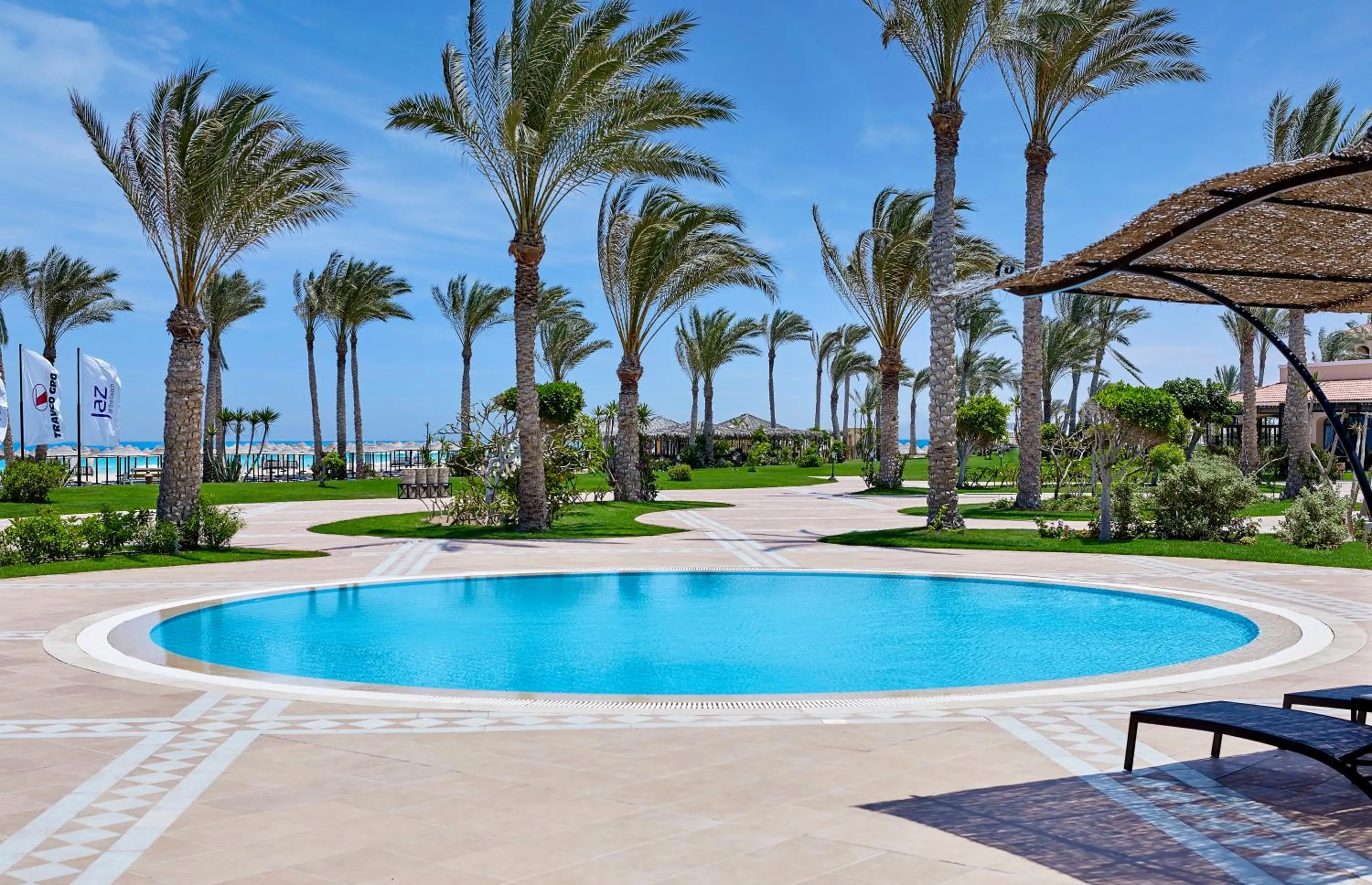 Swimming pool in JAZ Almaza Beach Resort, Almaza Bay