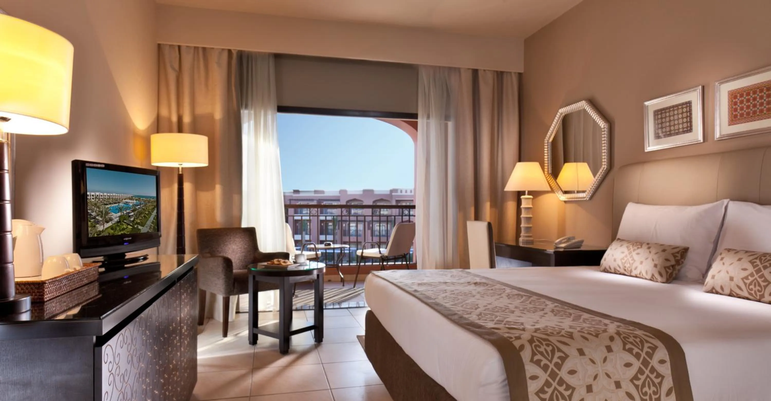 Bedroom, Bed in JAZ Mirabel Resort