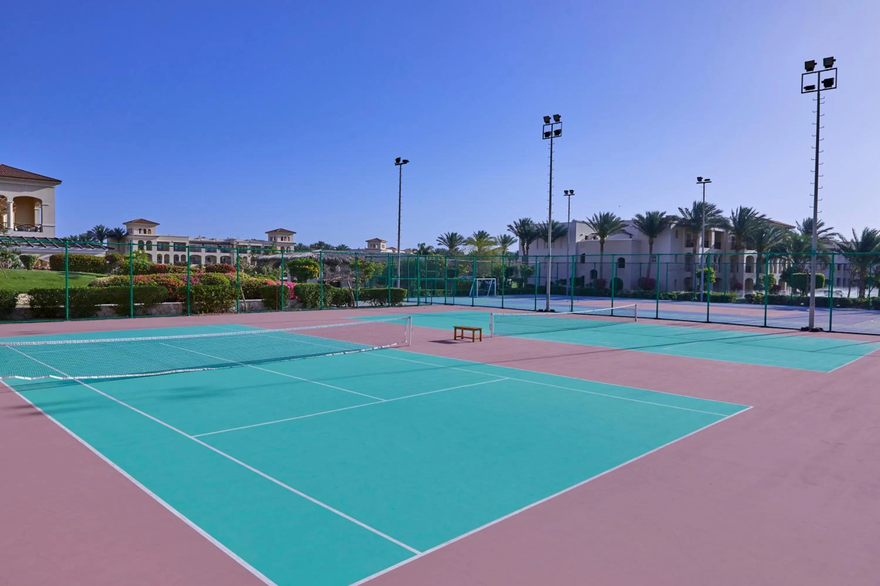 Tennis court in JAZ Mirabel Resort
