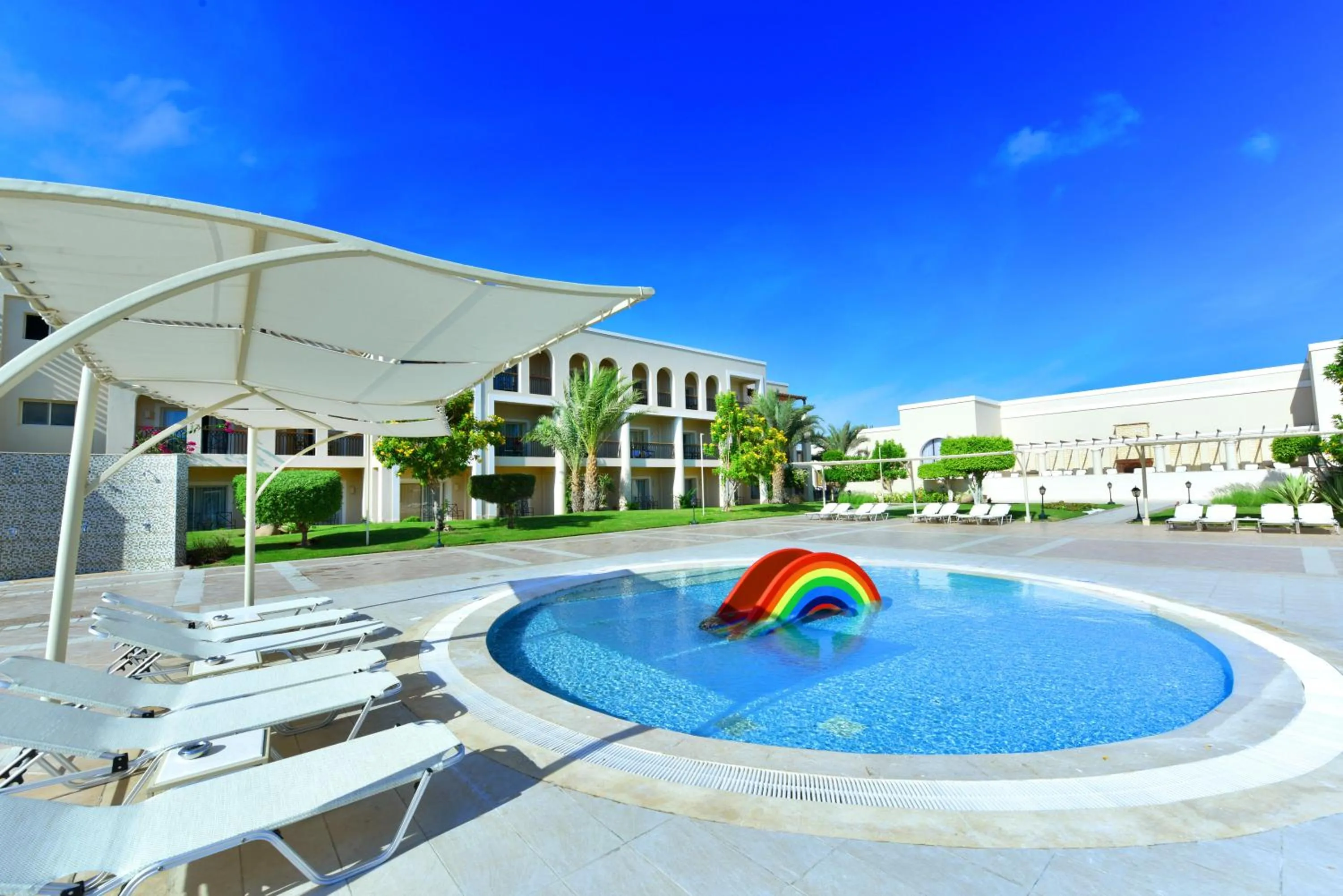 Swimming pool in JAZ Mirabel Resort