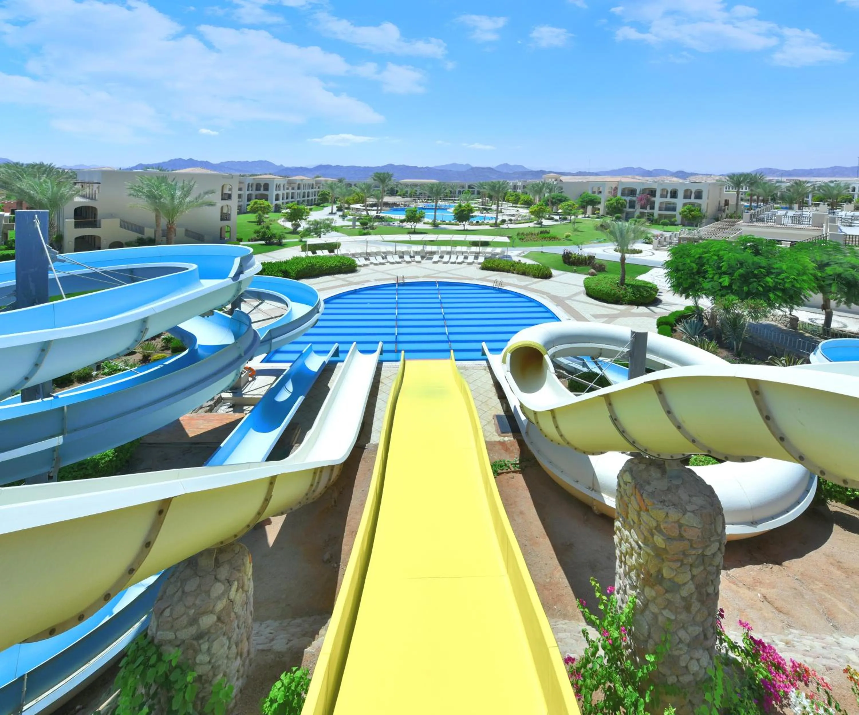 Aqua park in JAZ Mirabel Resort