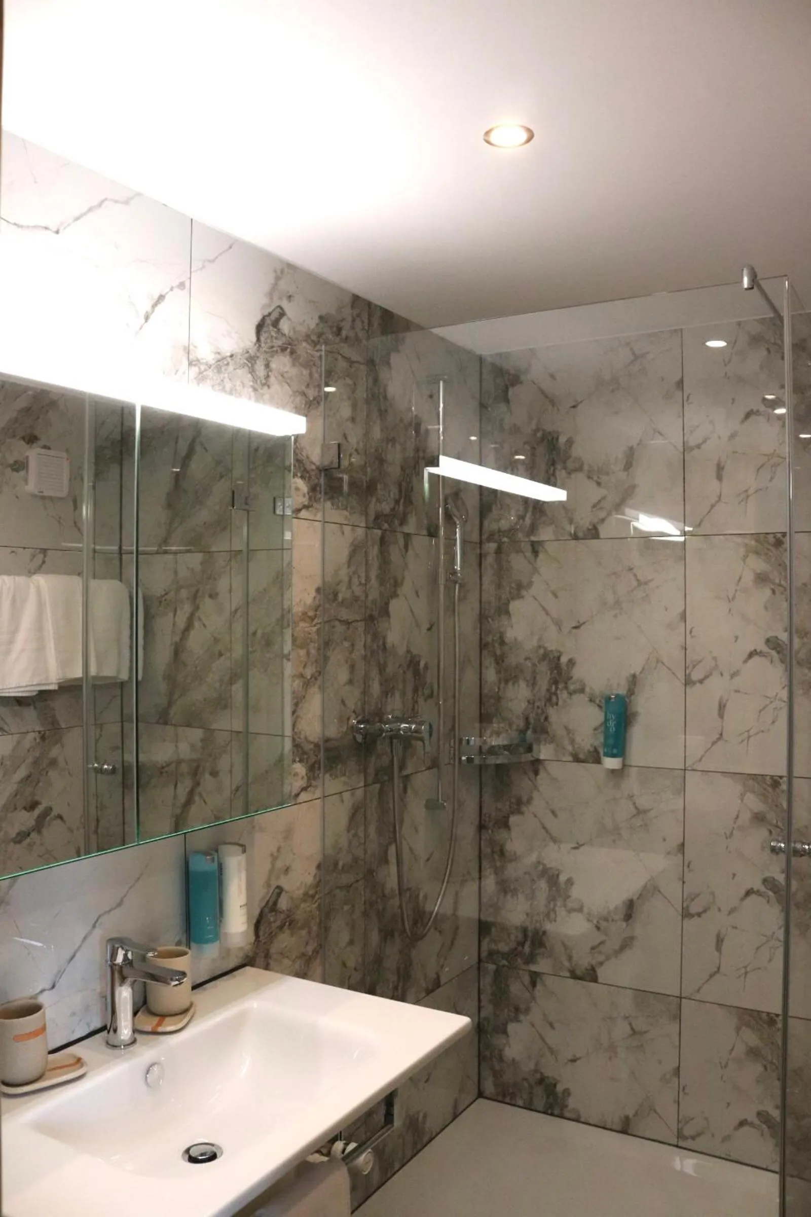 Shower in Hotel Europe