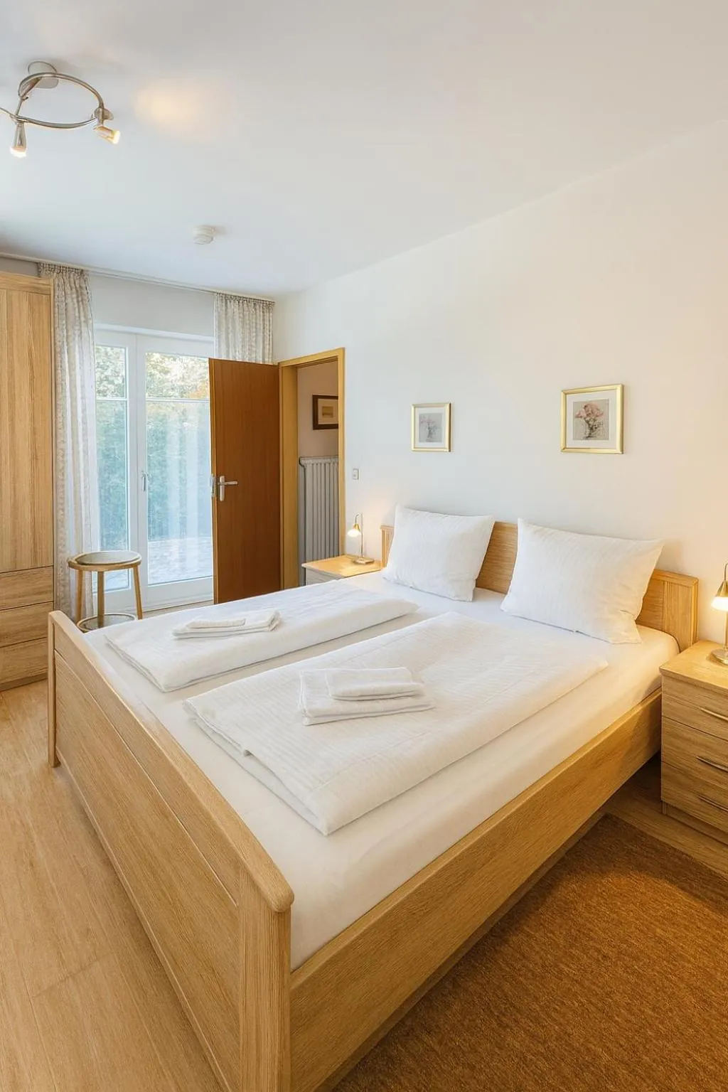 Bed in Hardi's Hotel