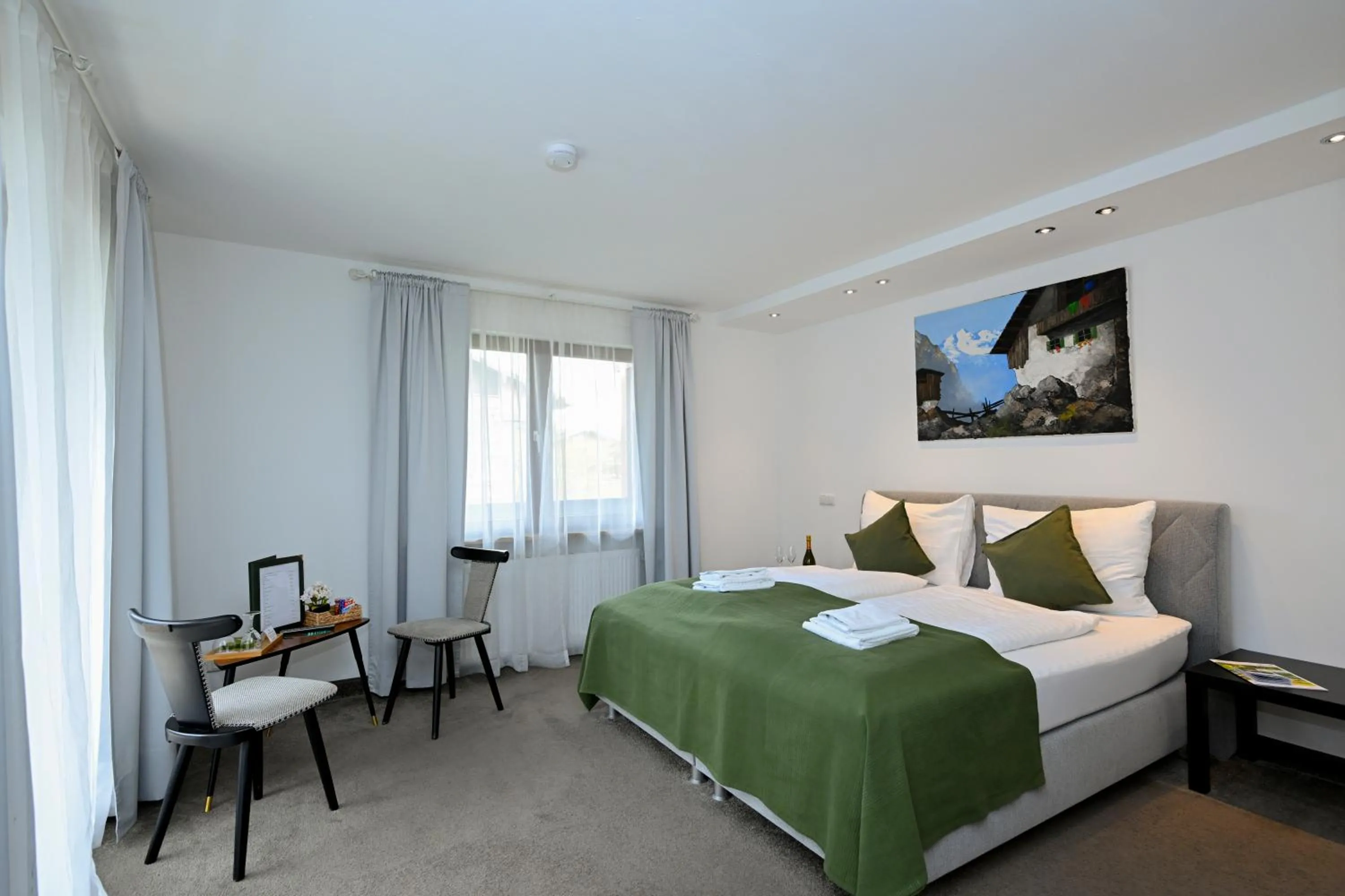 Bed in Hardi's Hotel