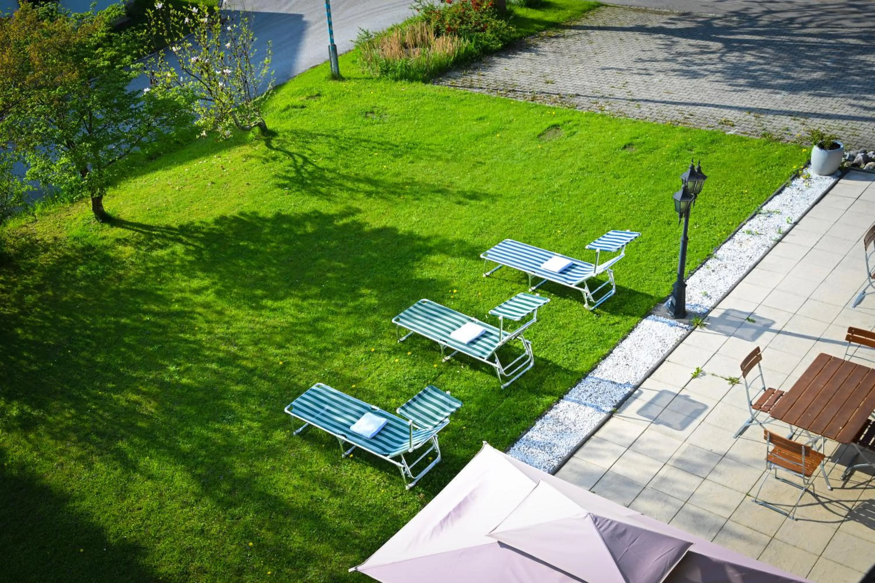 Garden in Hardi's Hotel