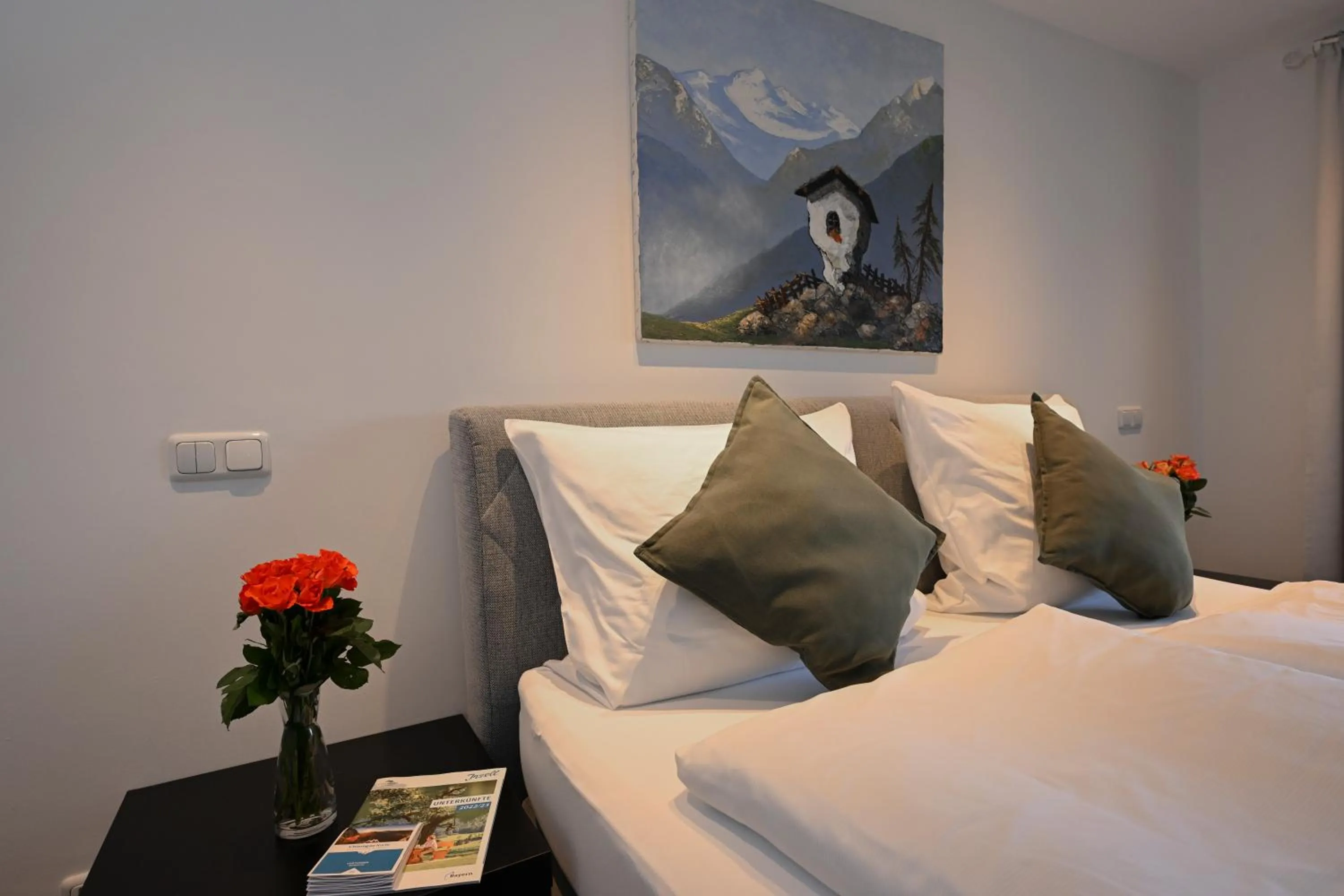 Bed in Hardi's Hotel