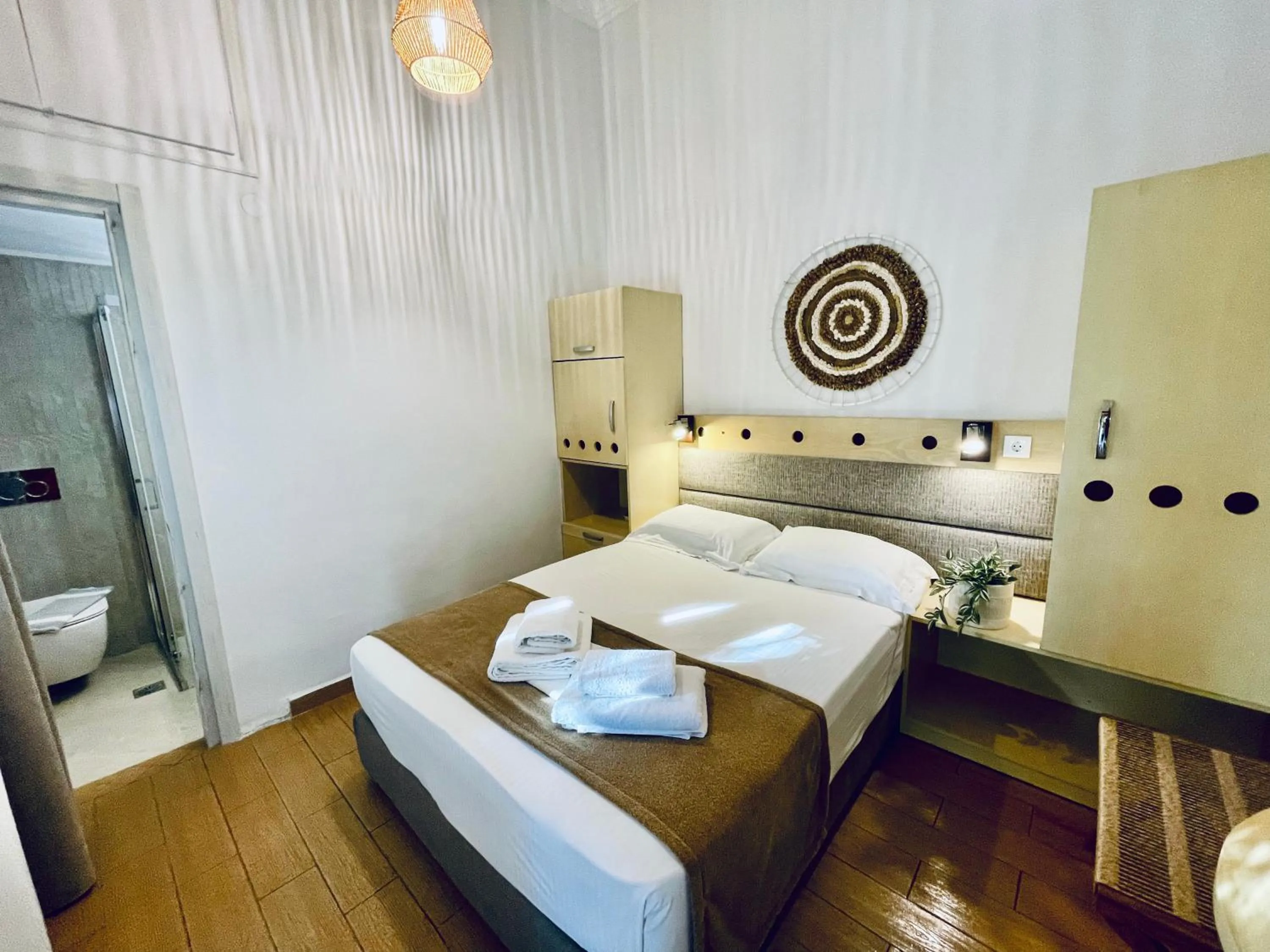 Bed in Semiramis Guesthouse