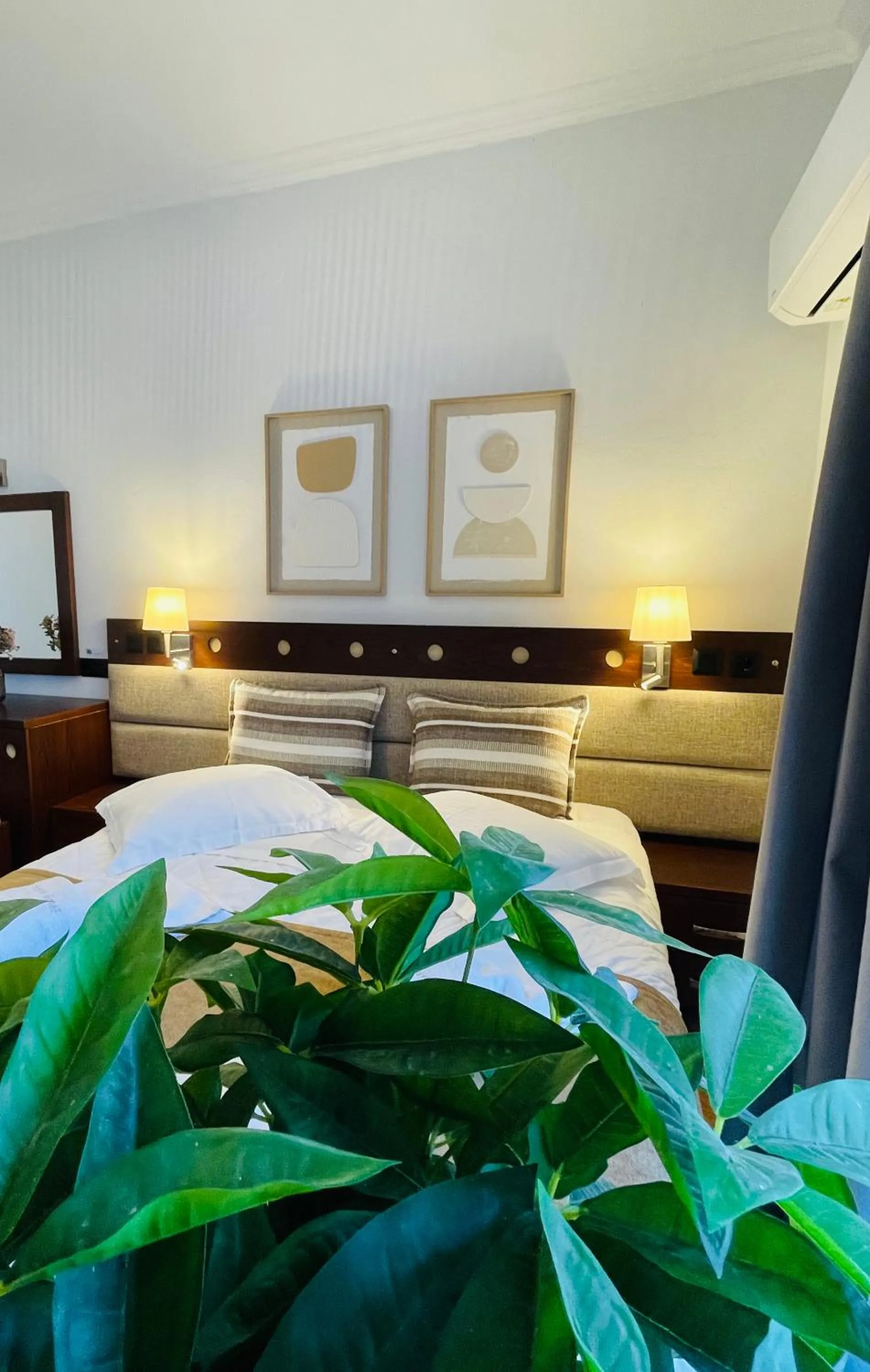 Bed in Semiramis Guesthouse