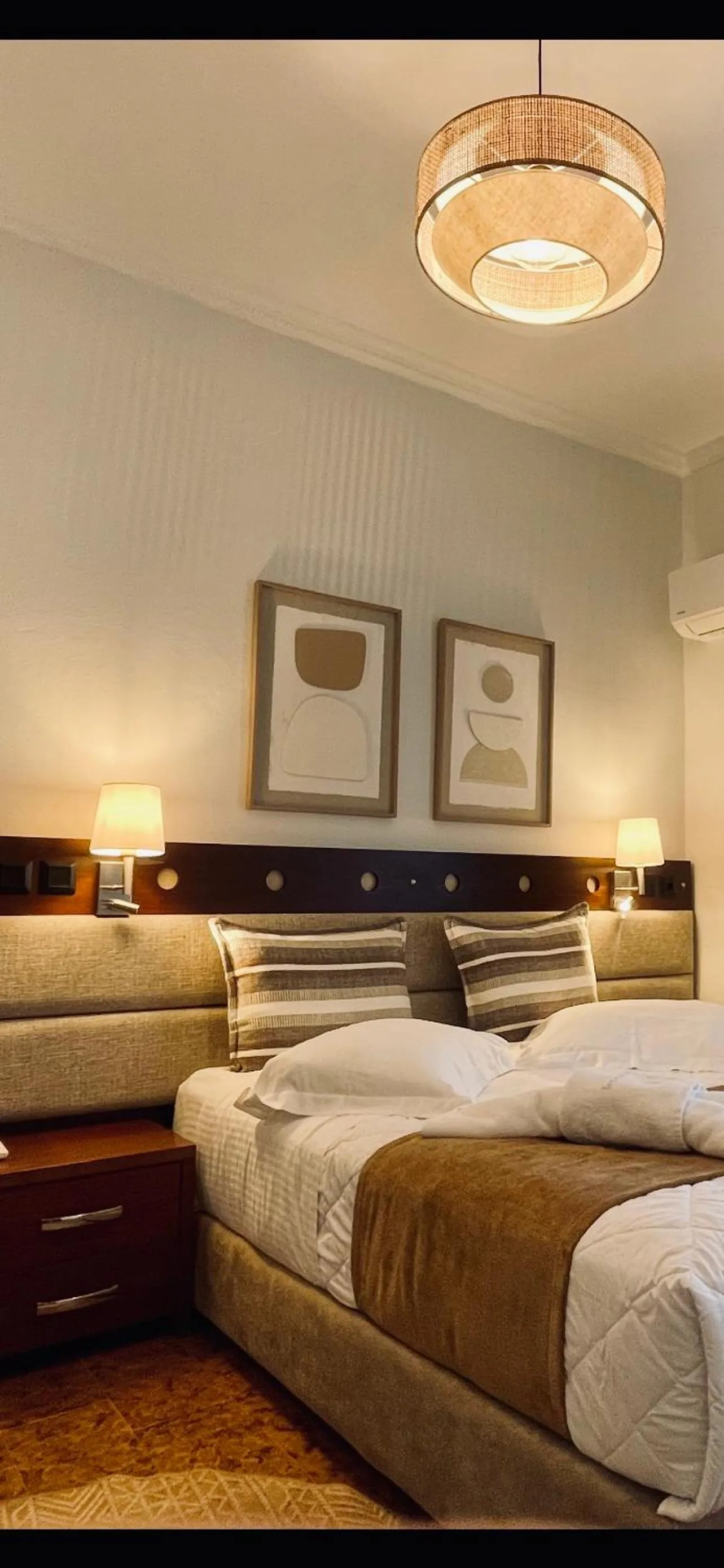 Bed in Semiramis Guesthouse