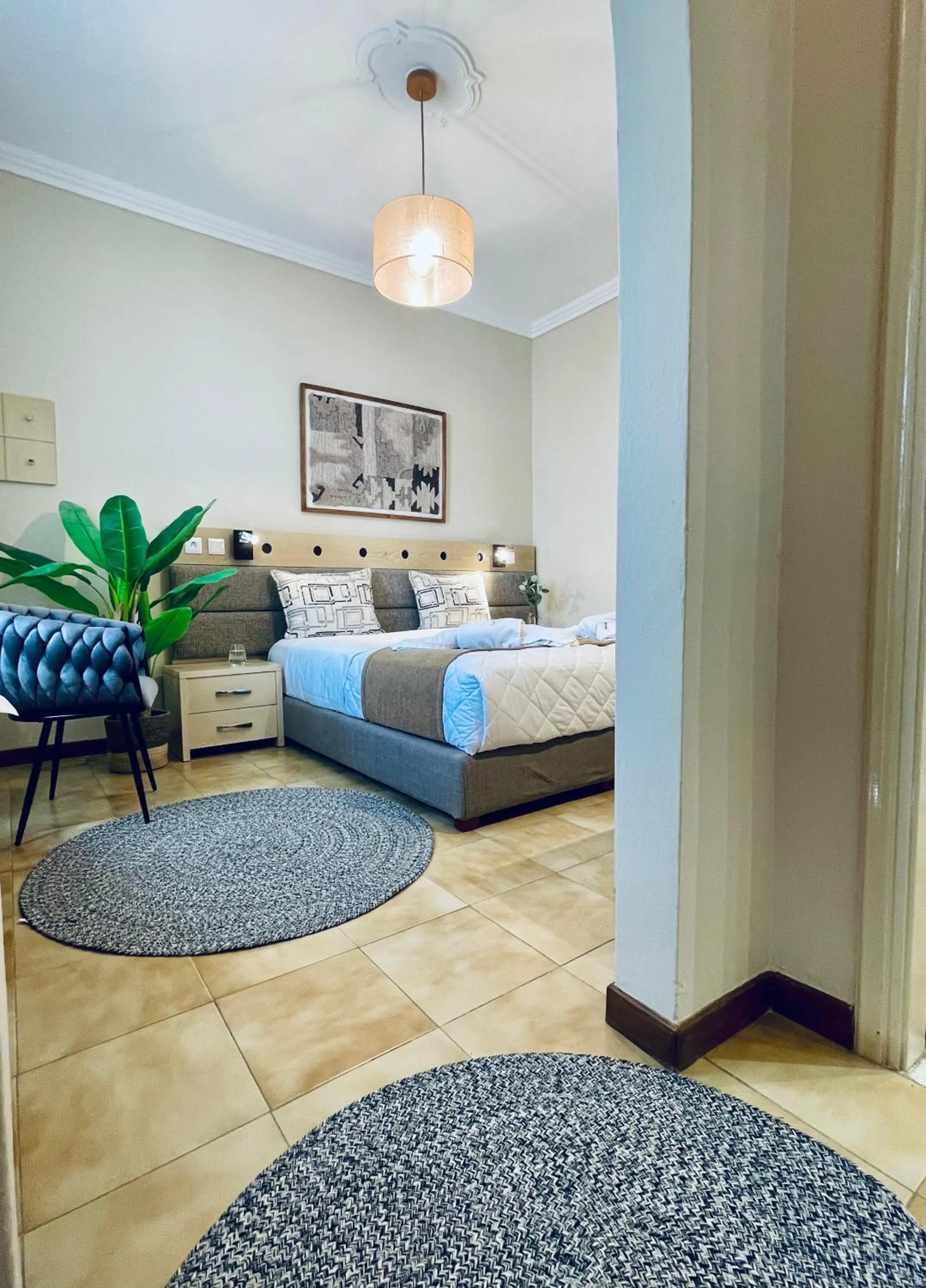 Bed in Semiramis Guesthouse