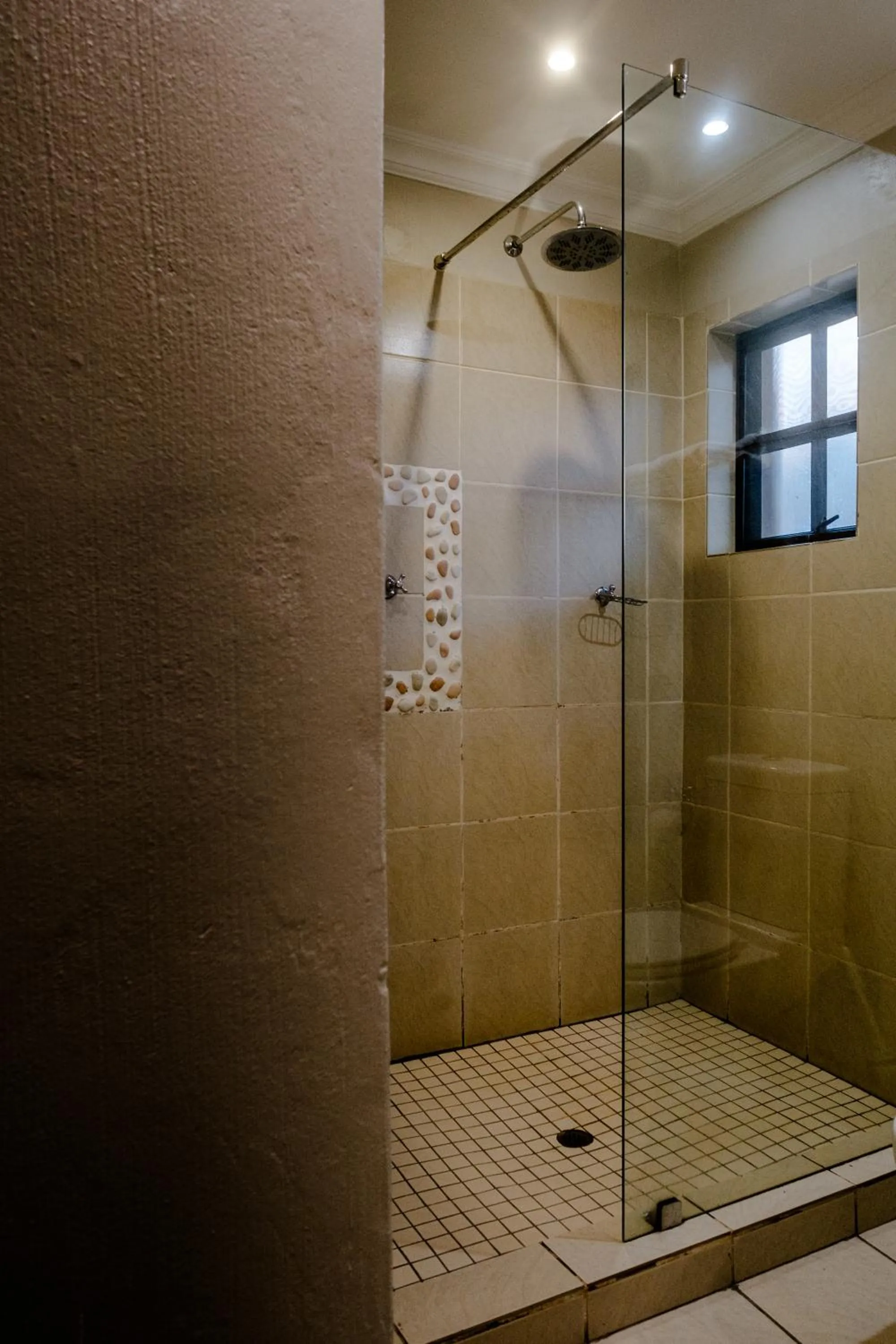 Shower in Chobe Marina Lodge