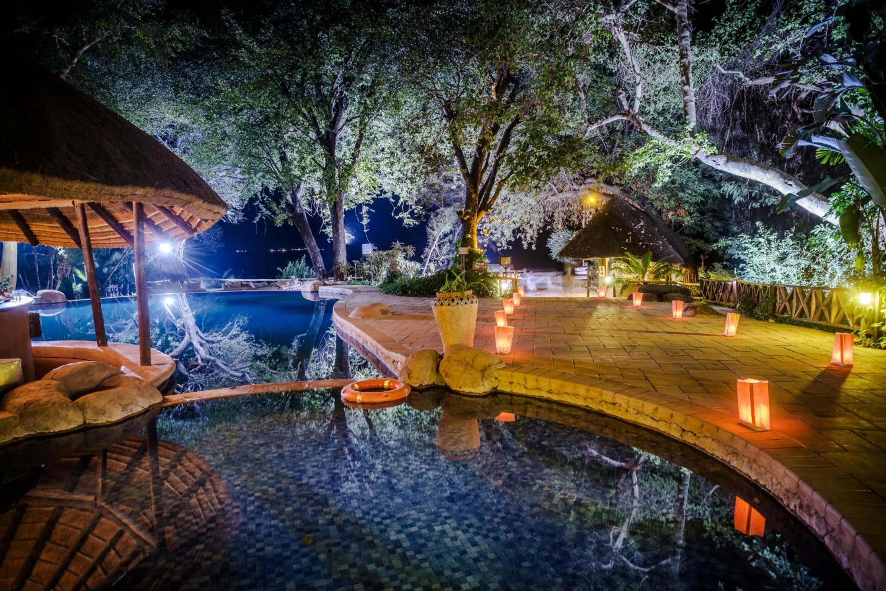 Swimming pool in Chobe Marina Lodge
