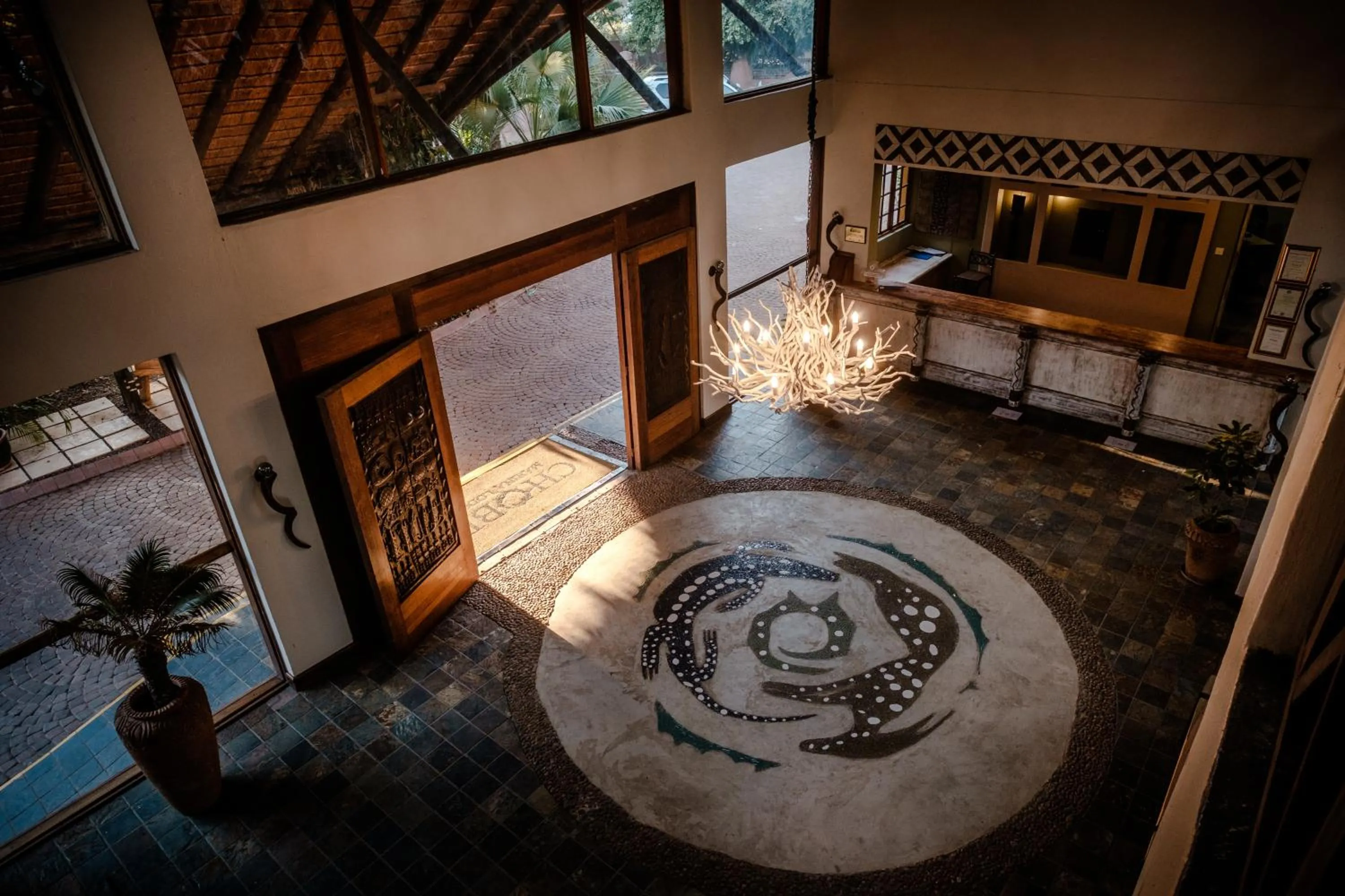 Facade/entrance in Chobe Marina Lodge