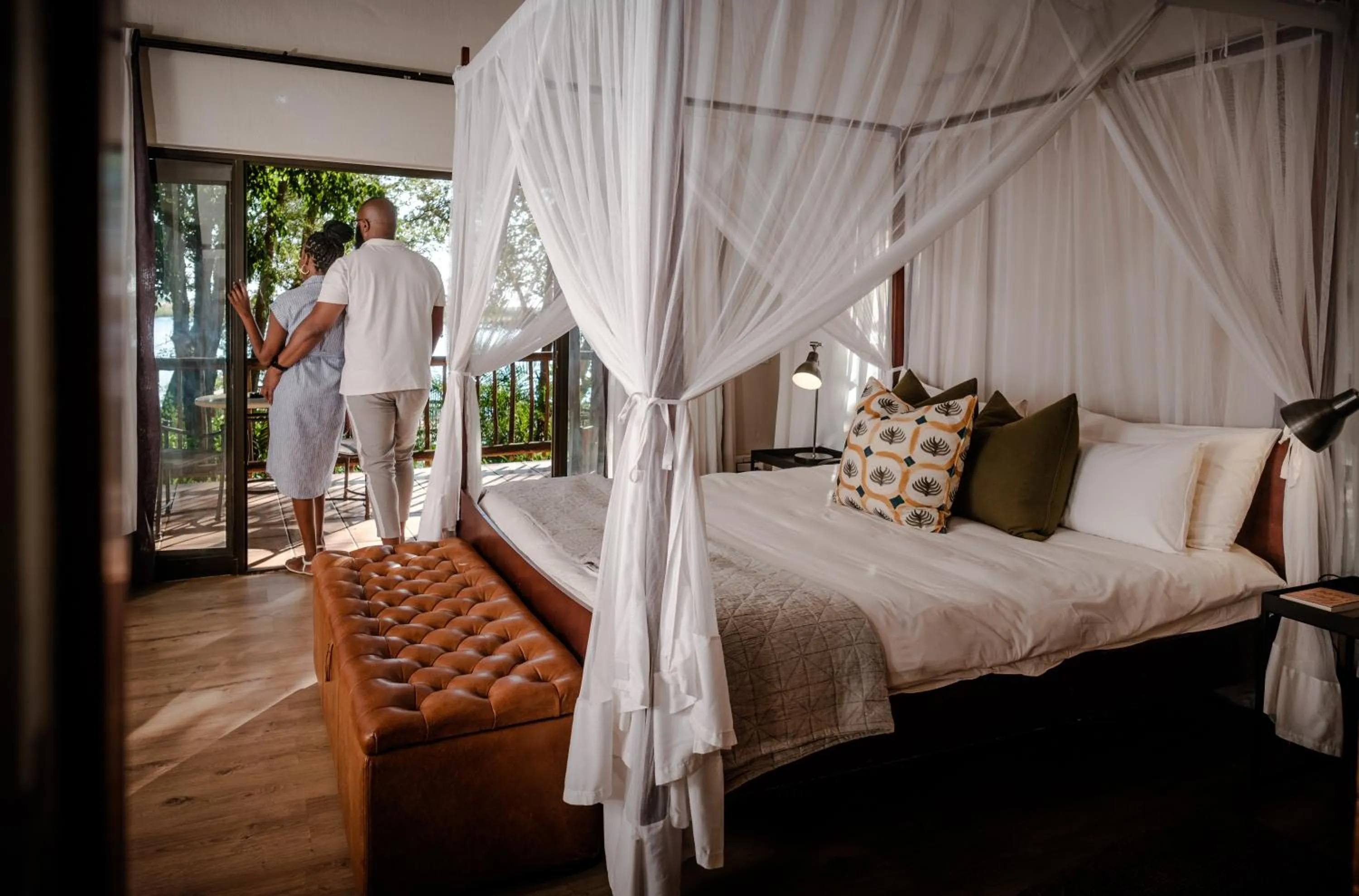 Bedroom in Chobe Marina Lodge
