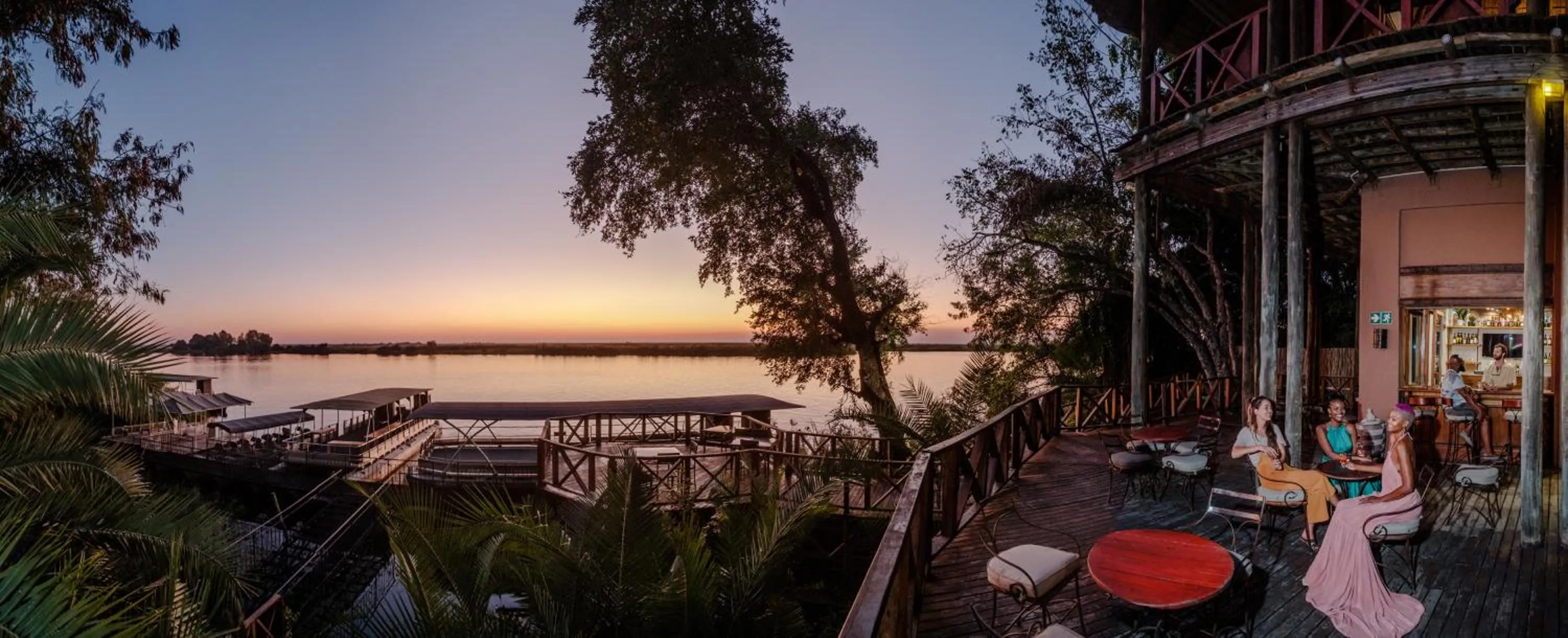 Property building in Chobe Marina Lodge