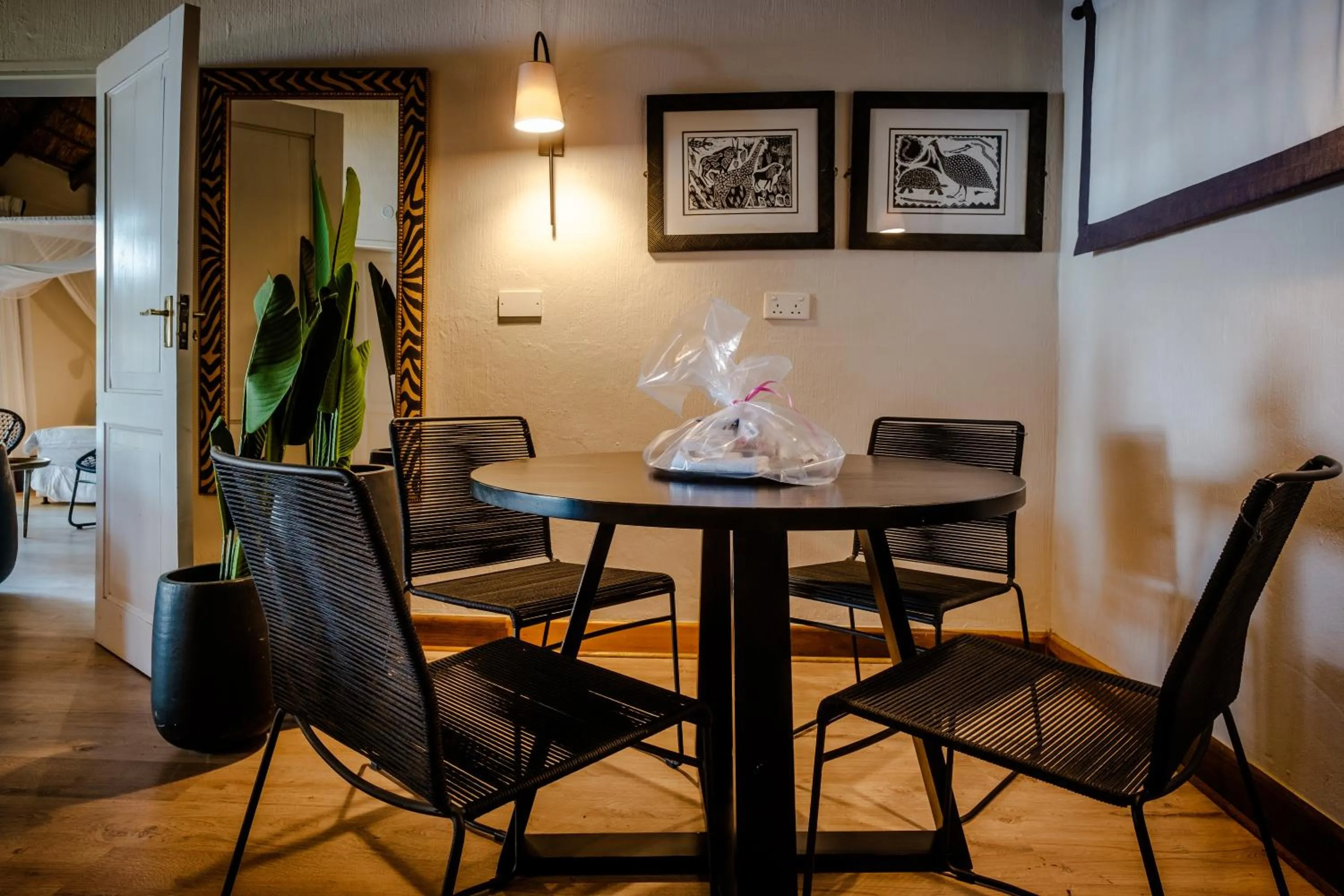 Dining area in Chobe Marina Lodge