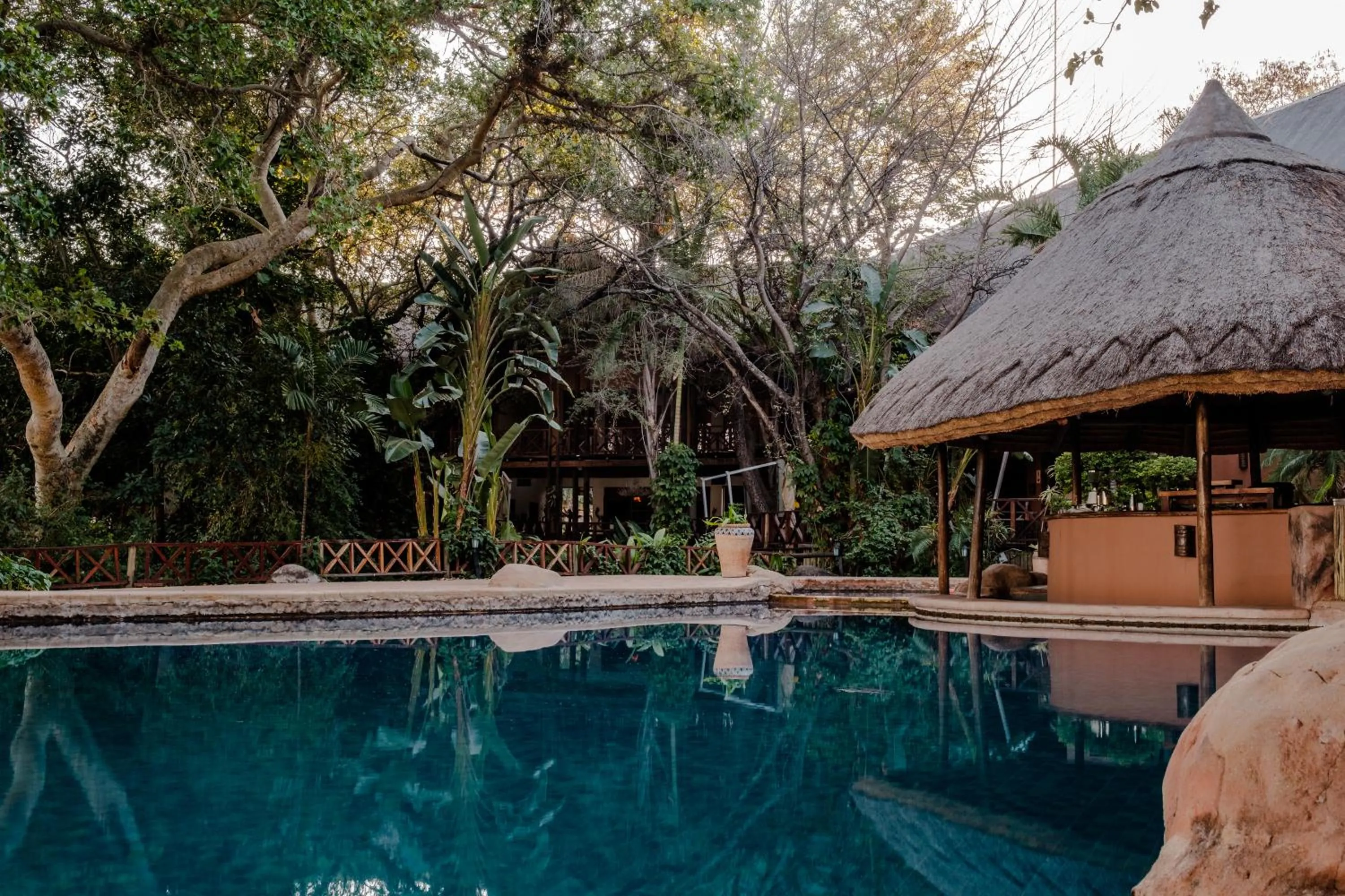 Swimming pool in Chobe Marina Lodge