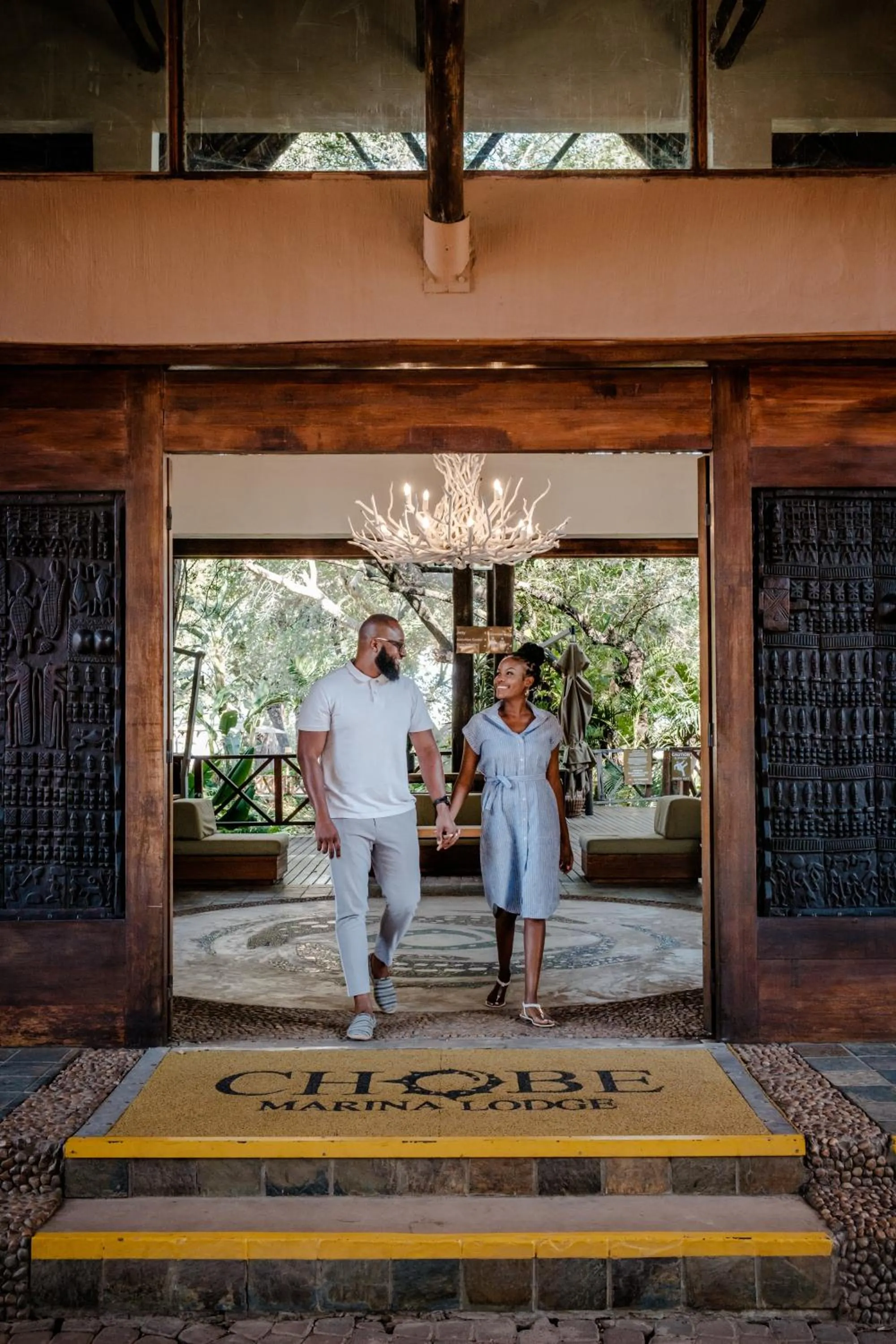Facade/entrance in Chobe Marina Lodge