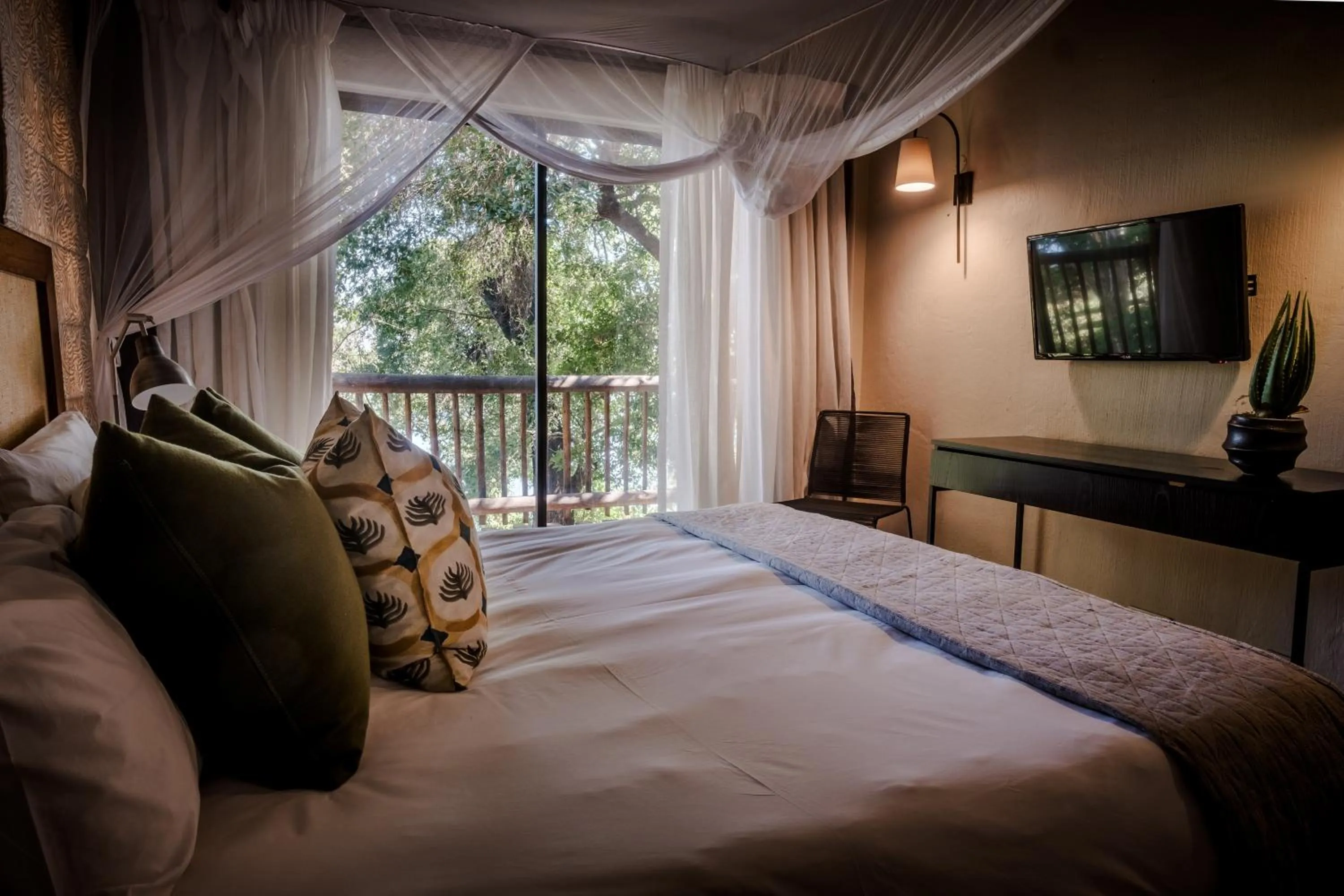 Bedroom in Chobe Marina Lodge