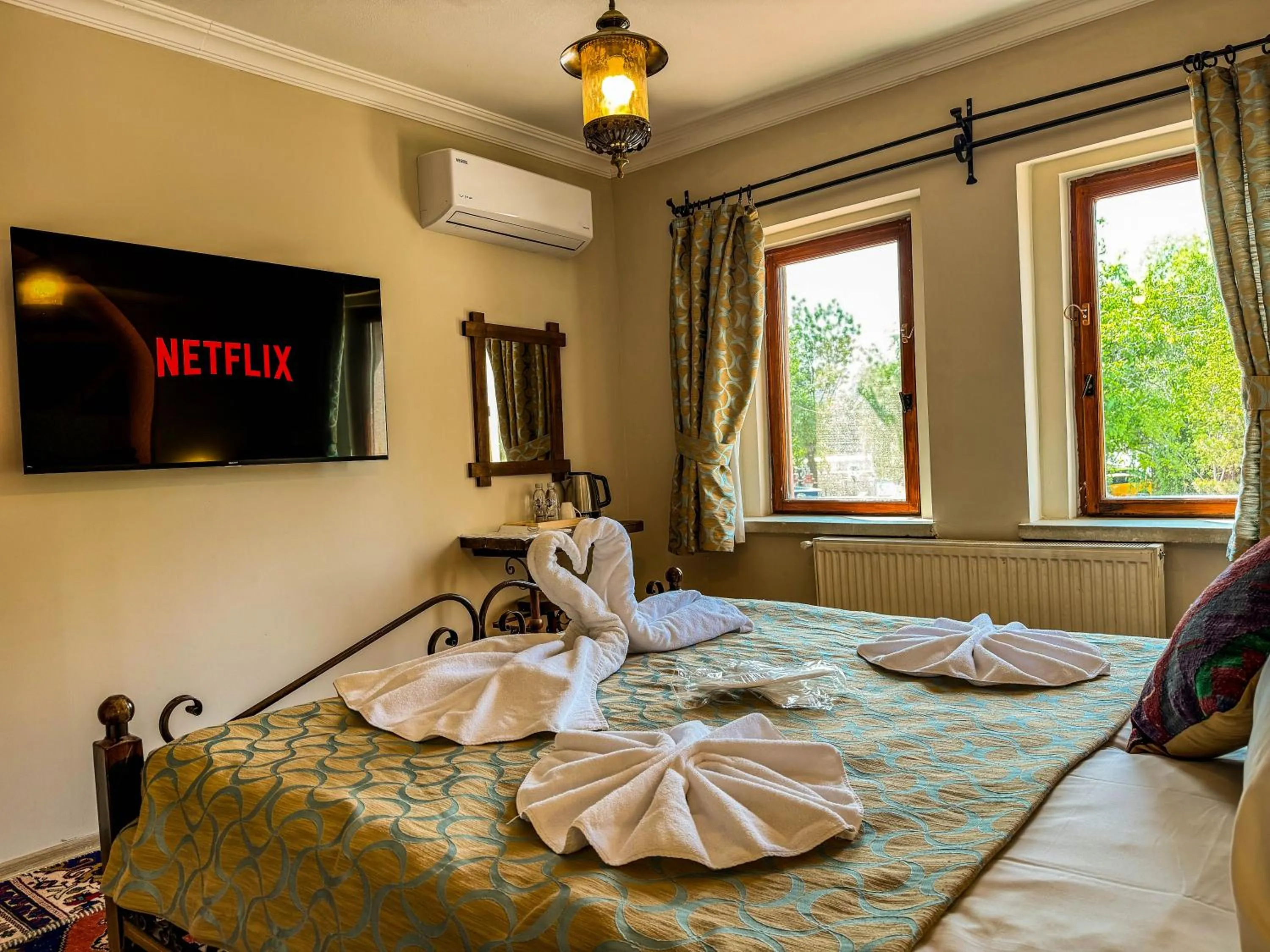 Bed in Nomads Cave Hotel & Rooftop