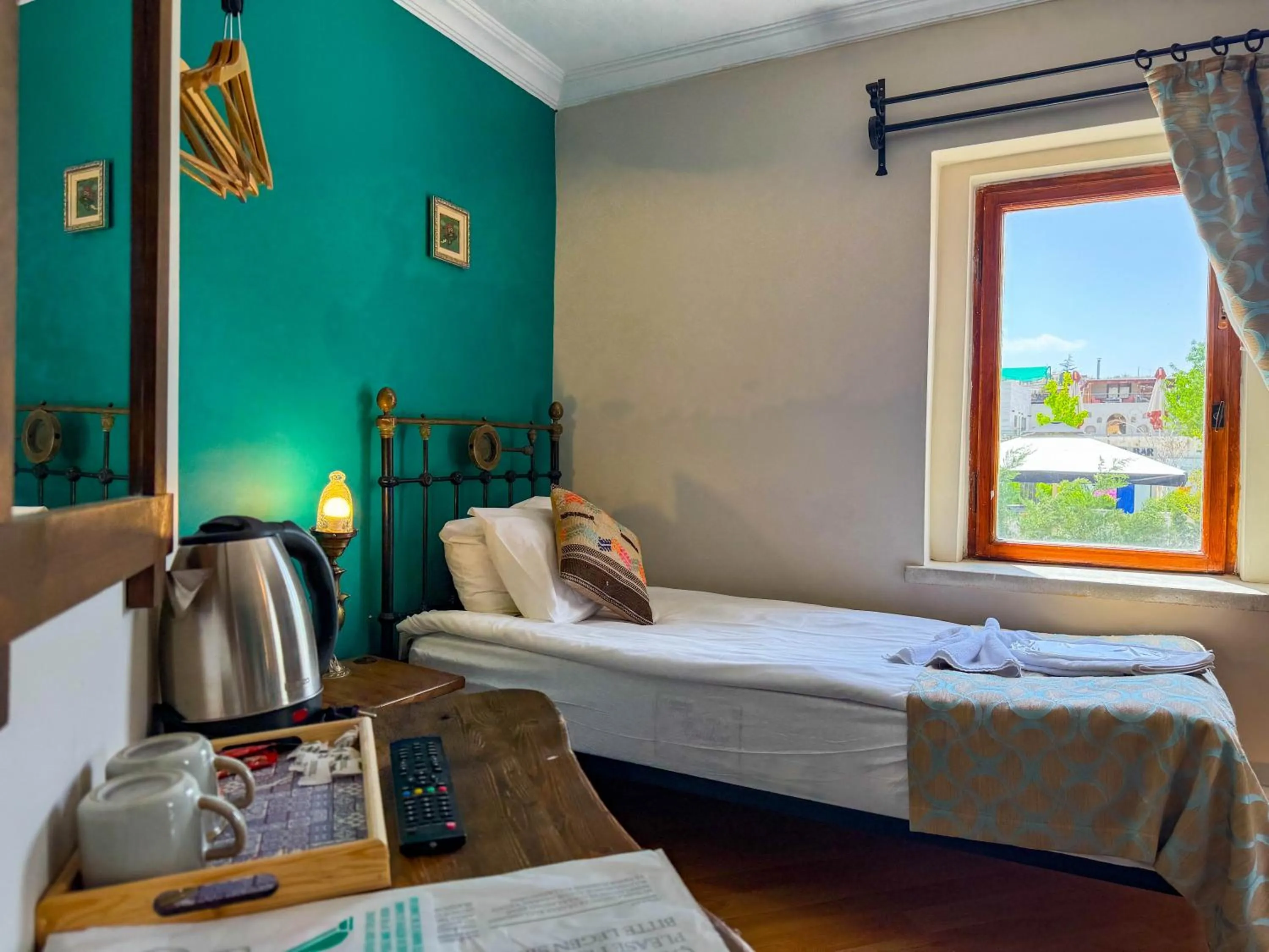 Bed in Nomads Cave Hotel & Rooftop