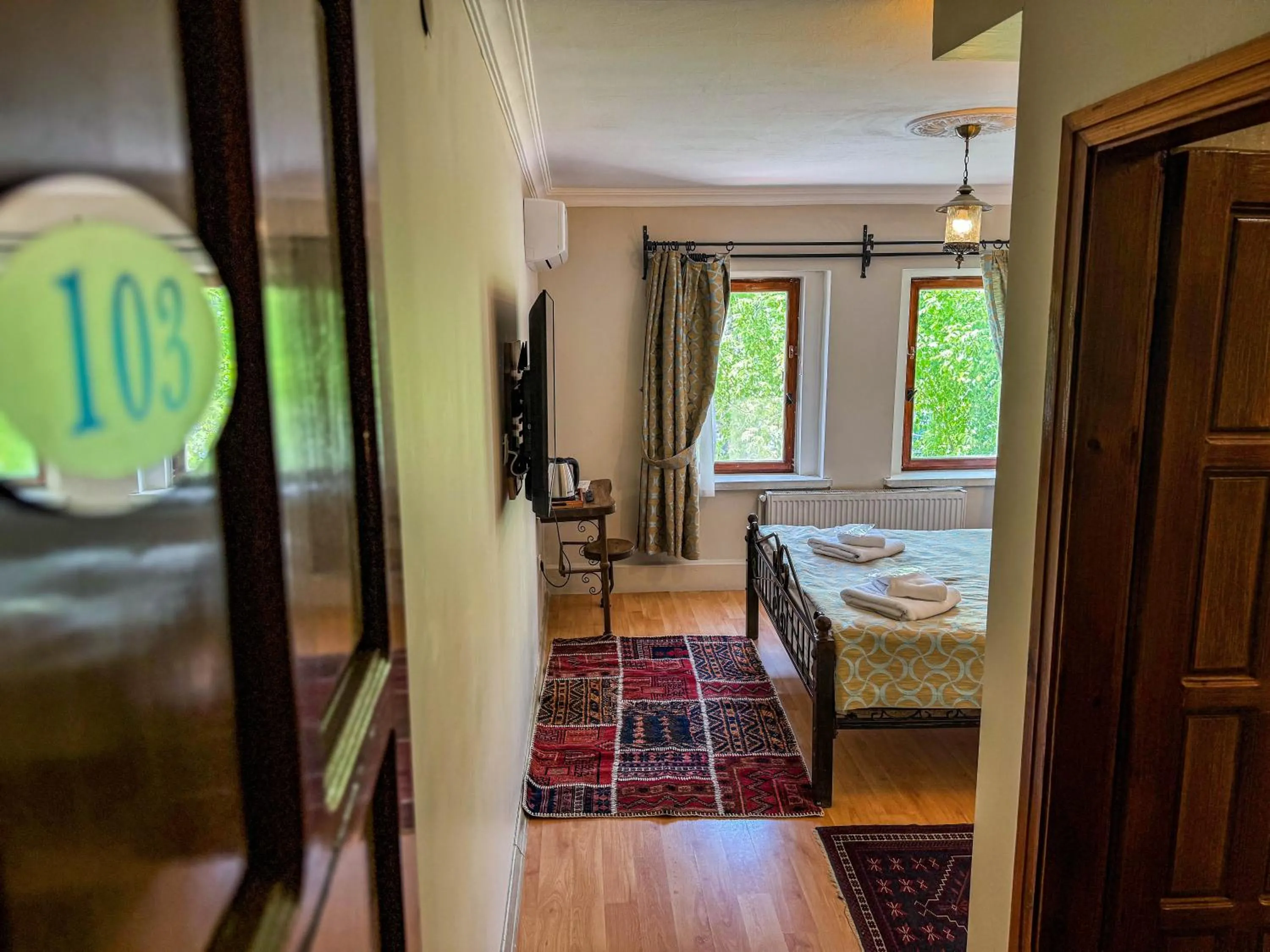 Bed in Nomads Cave Hotel & Rooftop