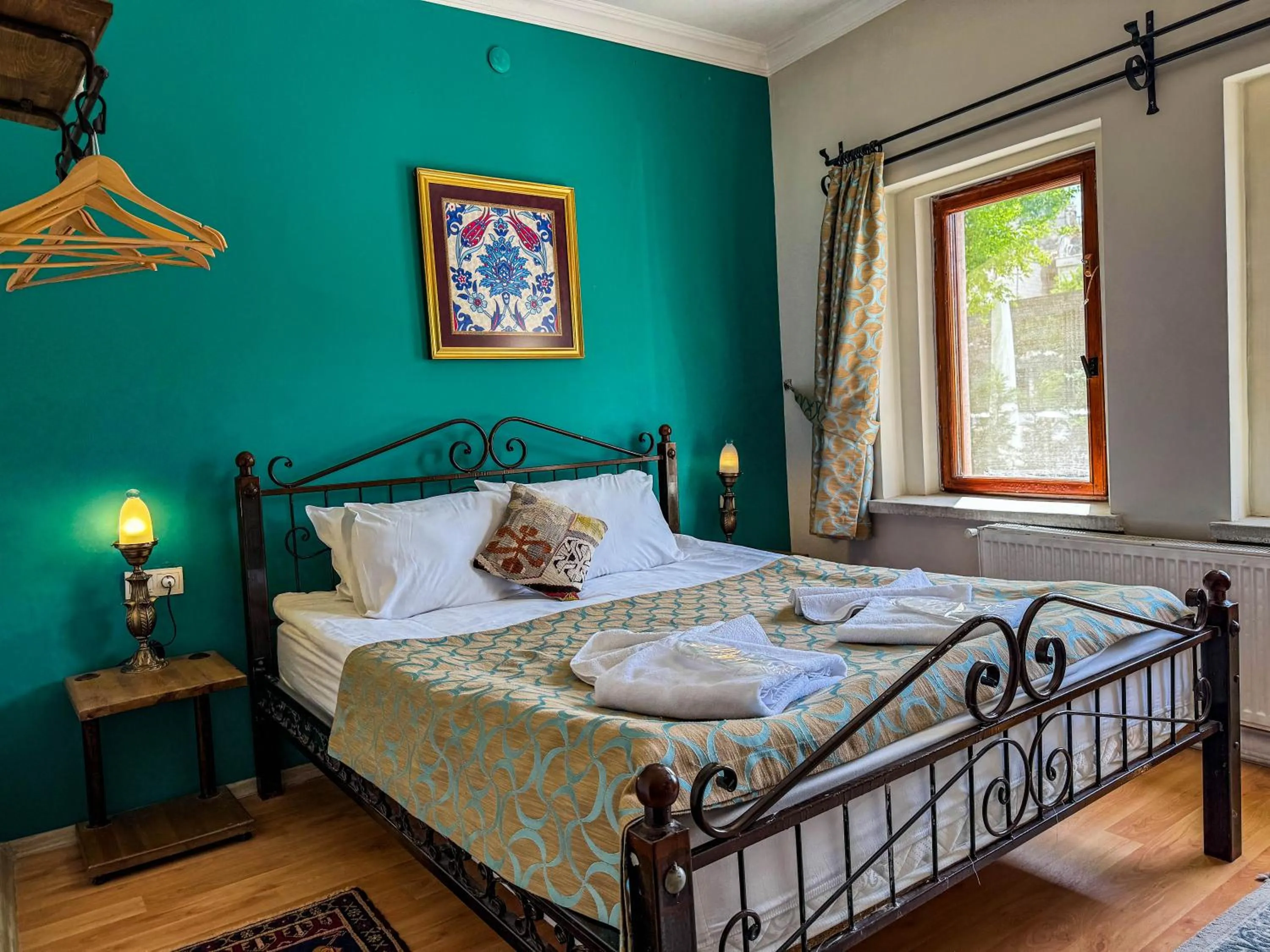 Bed in Nomads Cave Hotel & Rooftop