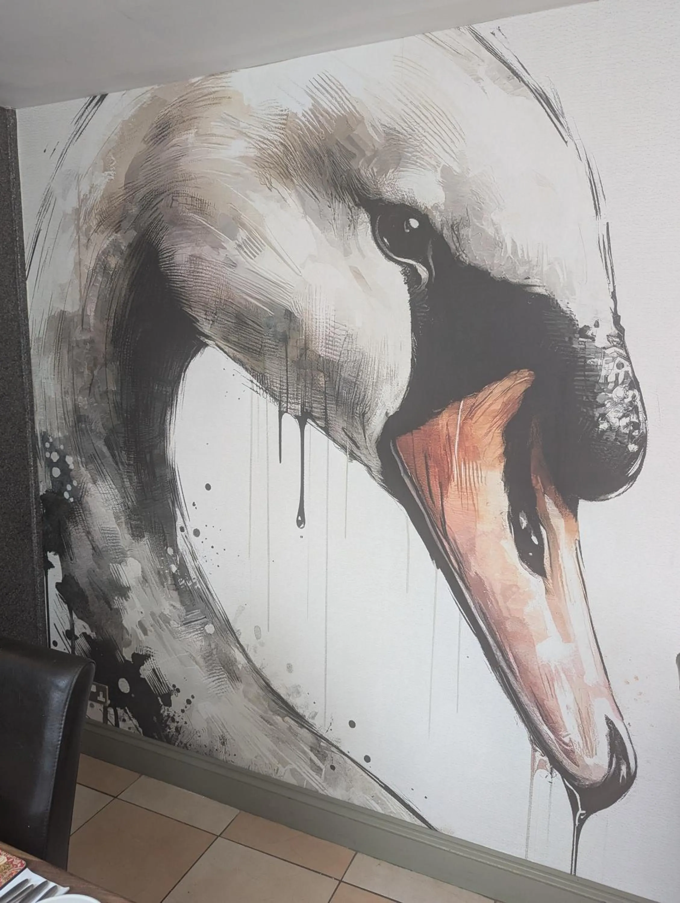 Decorative detail in White Swan Inn