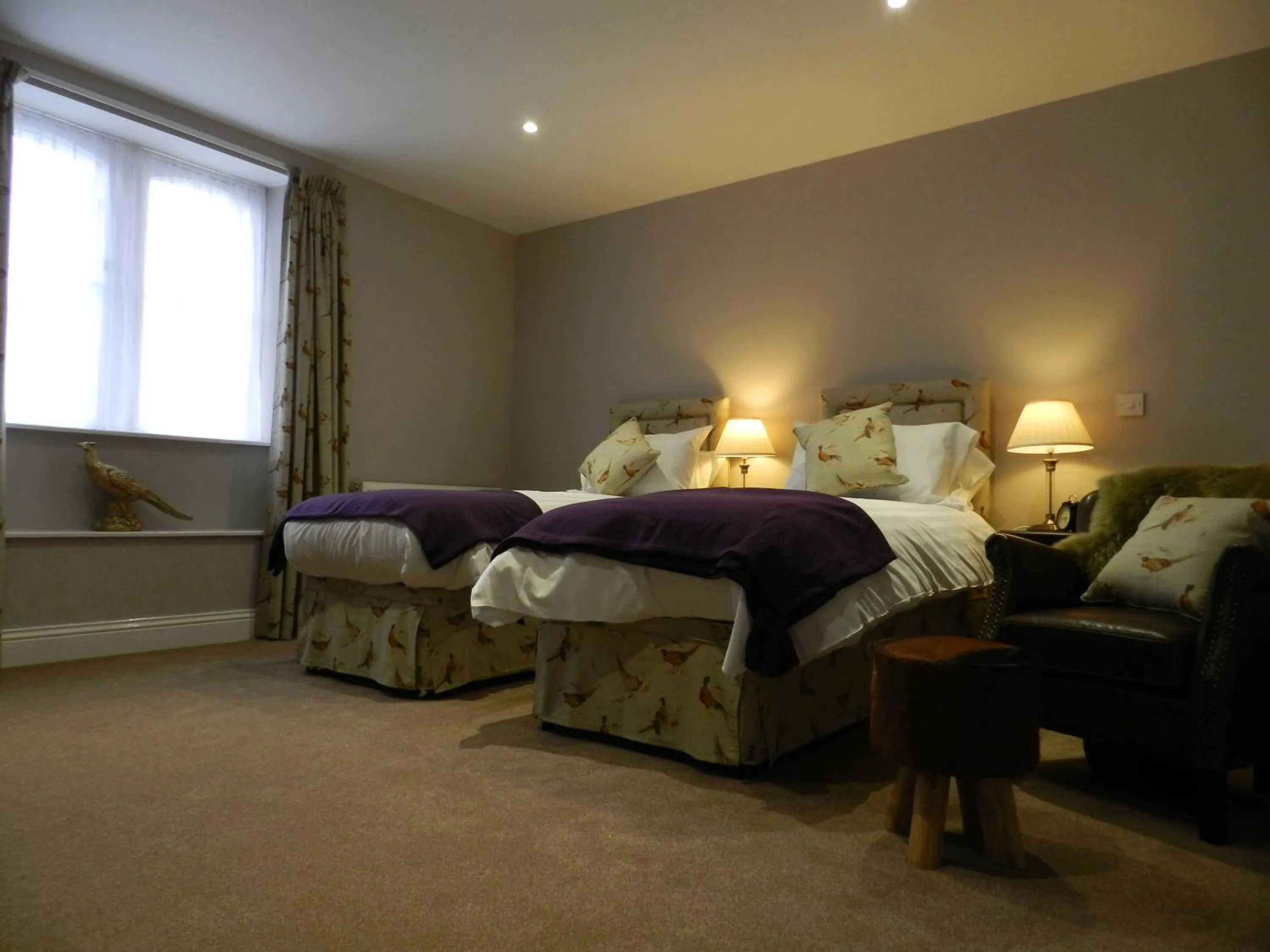 Bed in White Swan Inn