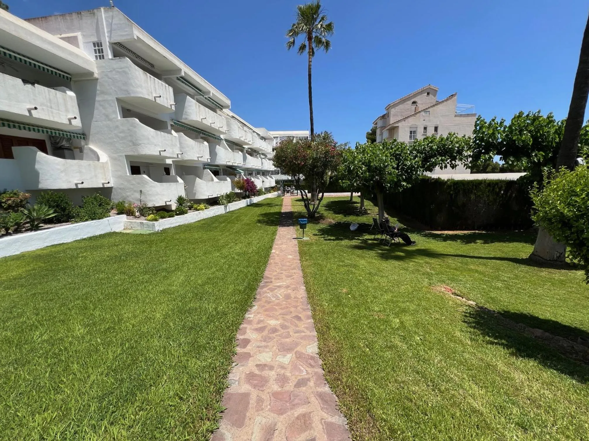 Garden in Apartamentos Arcos II Casa Azahar