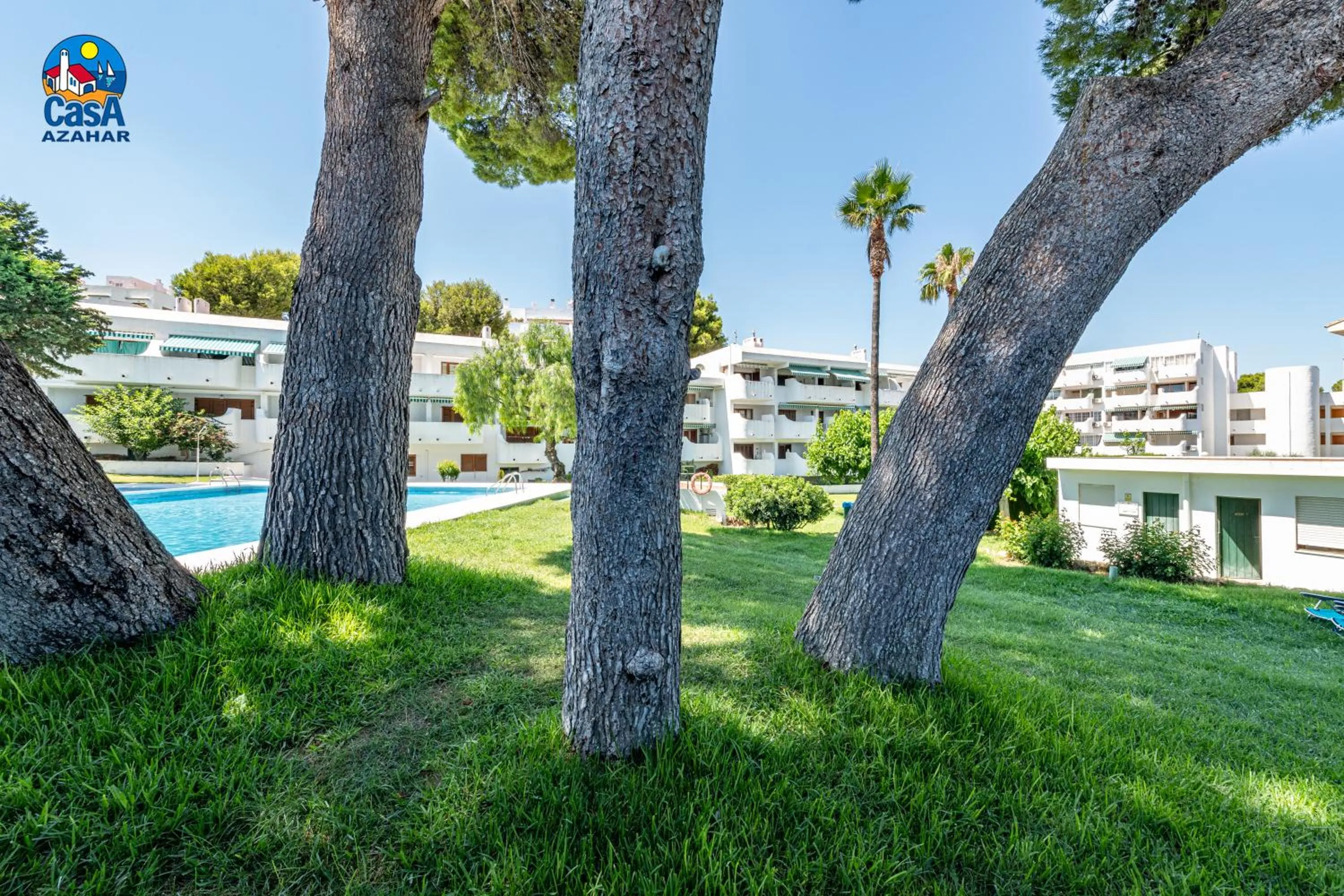 Garden in Apartamentos Arcos II Casa Azahar