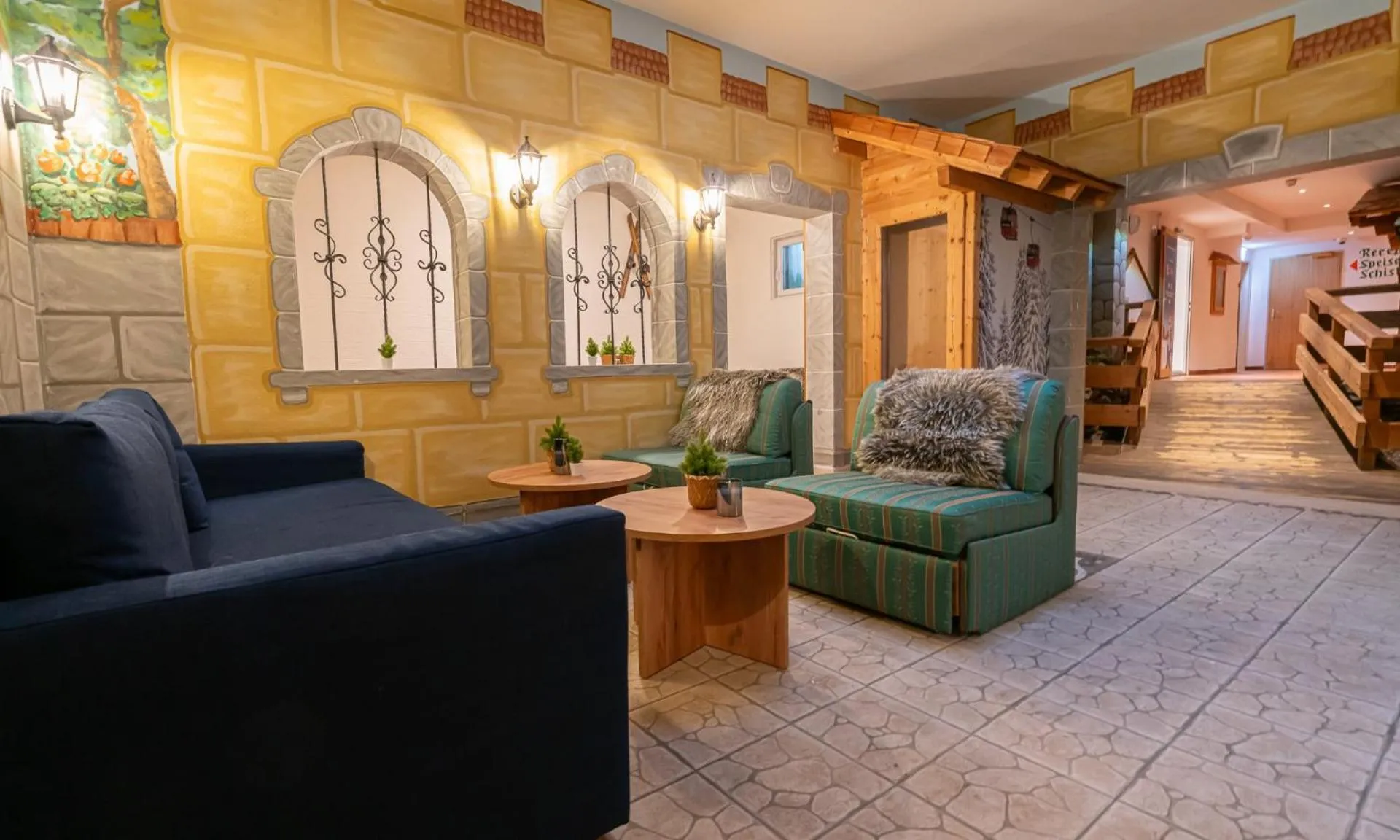 Living room in Hotel Kirchboden by Alpeffect Hotels