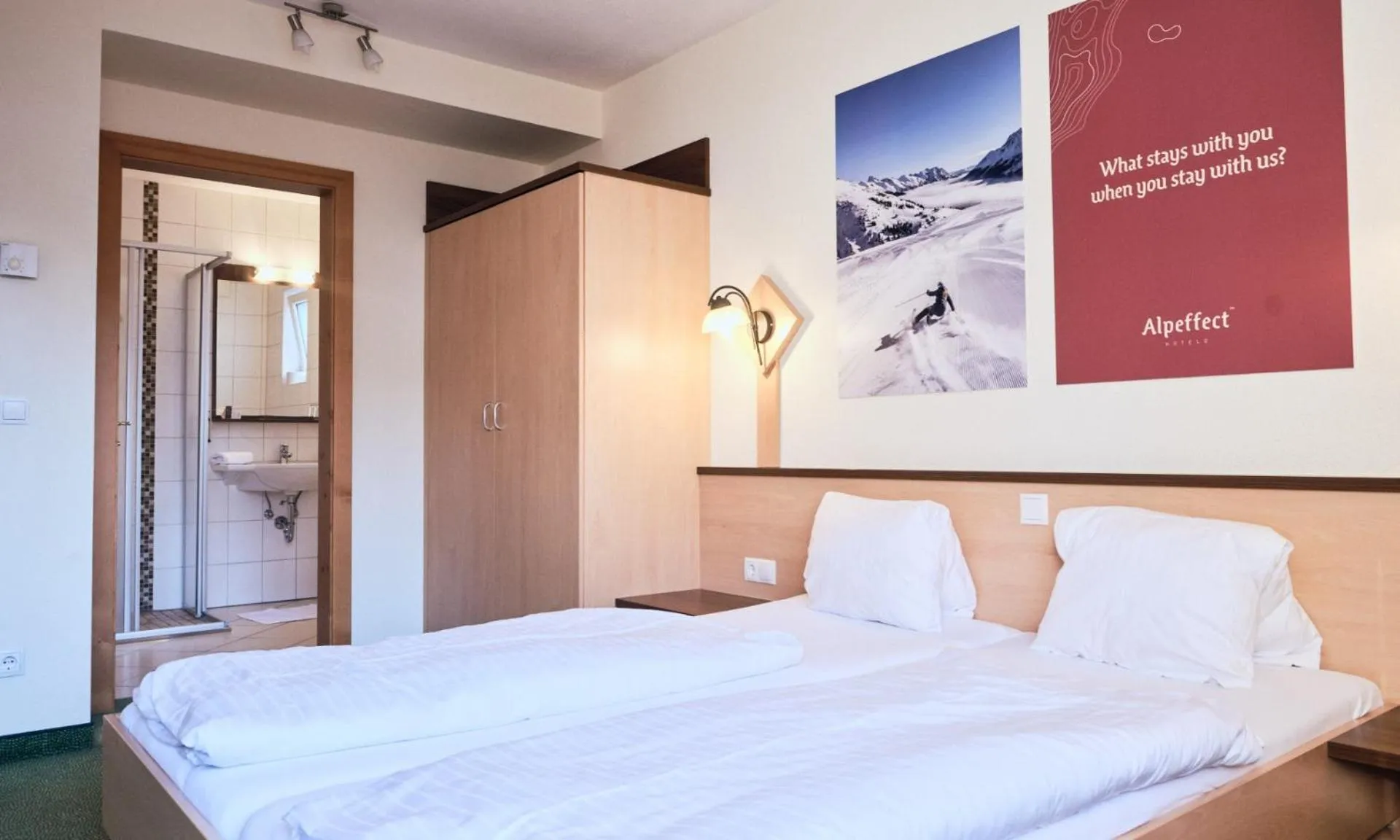 Bed in Hotel Kirchboden by Alpeffect Hotels