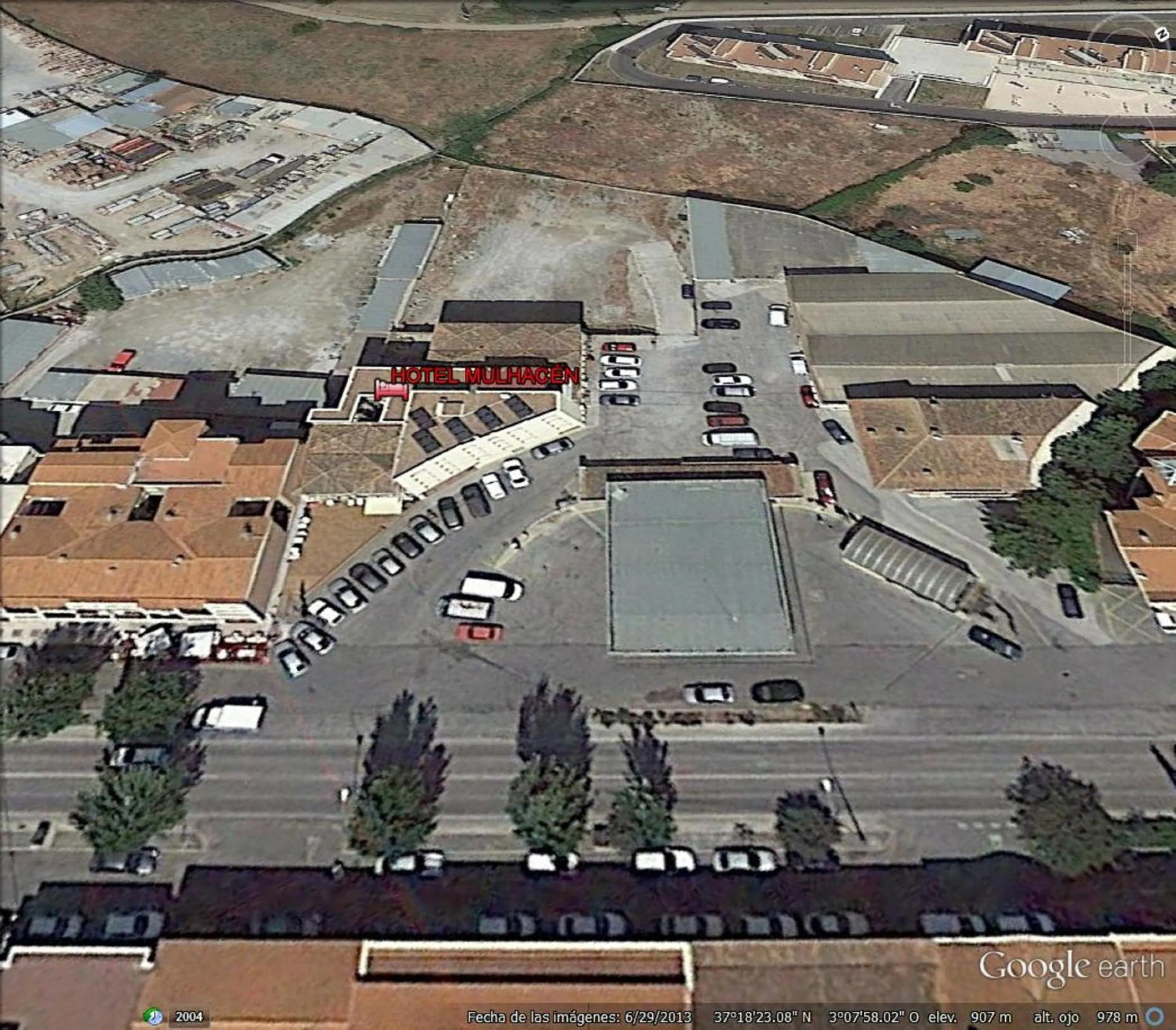 Bird's eye view in Hotel Mulhacen