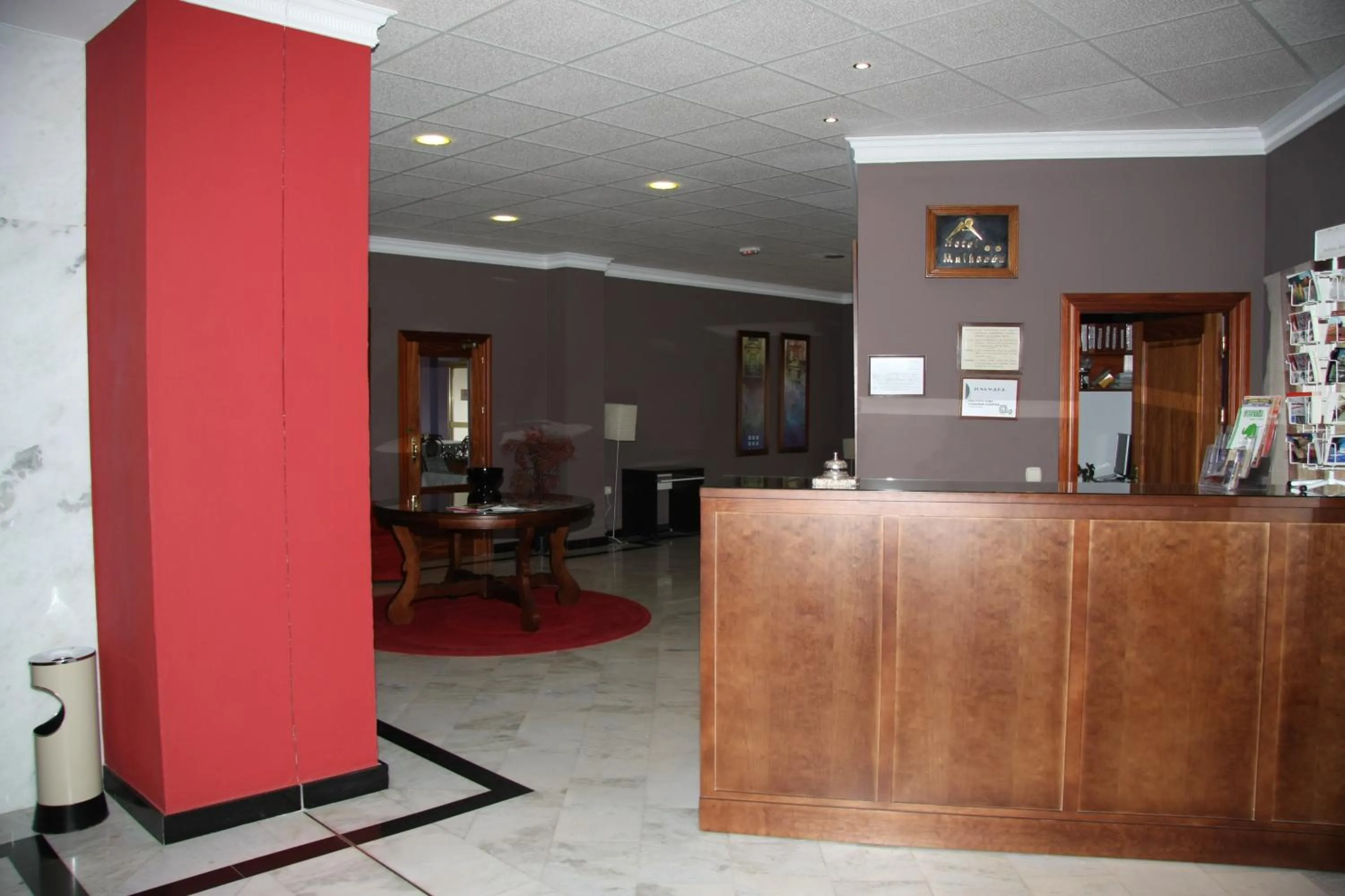 Lobby or reception in Hotel Mulhacen