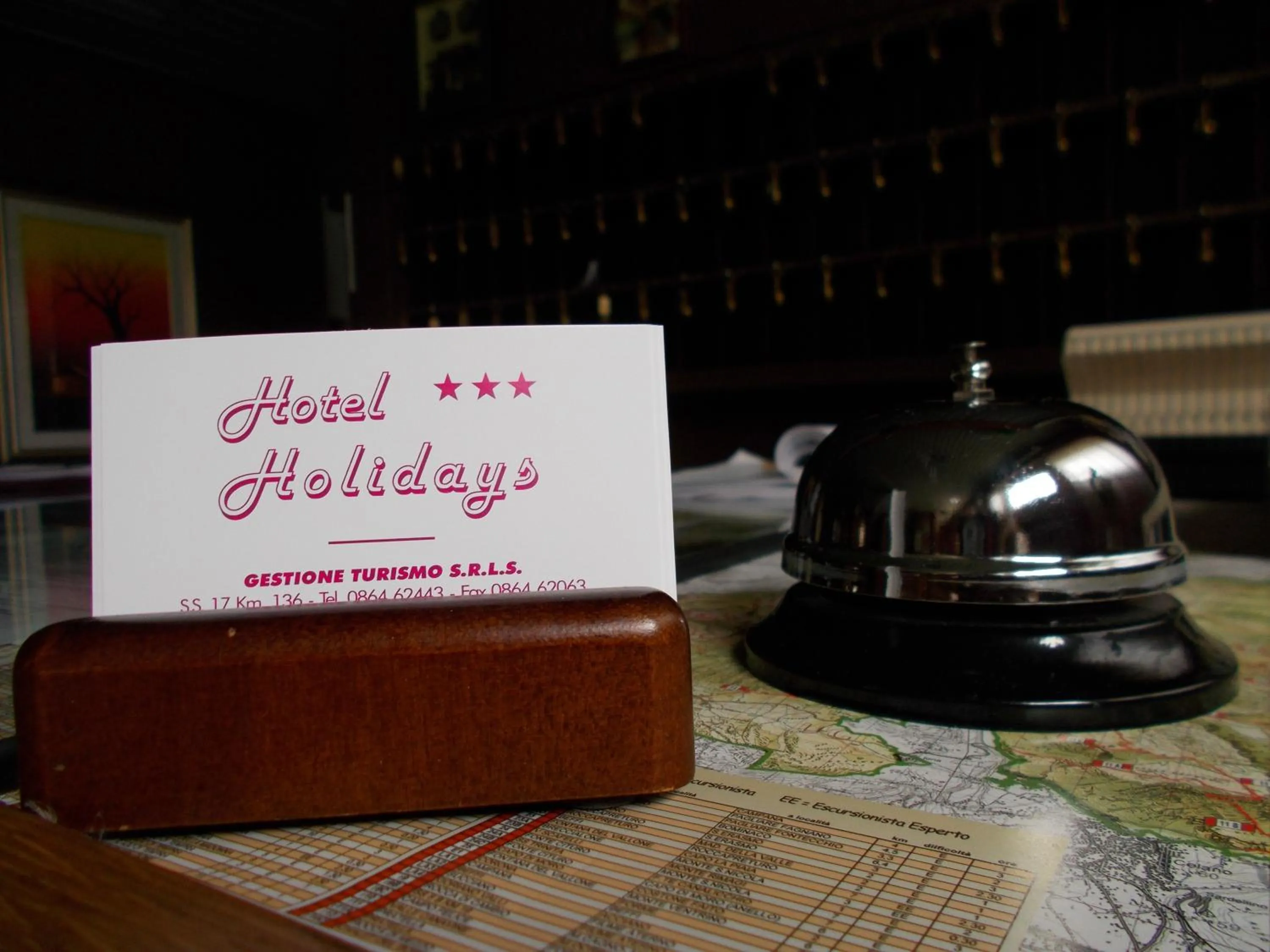 Lobby or reception in Hotel Holidays