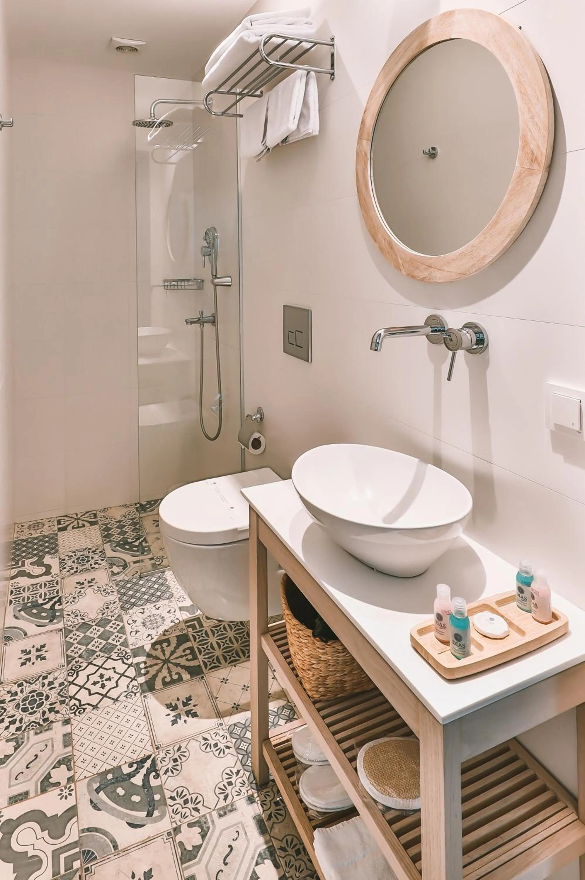 Shower in Dias Hotel