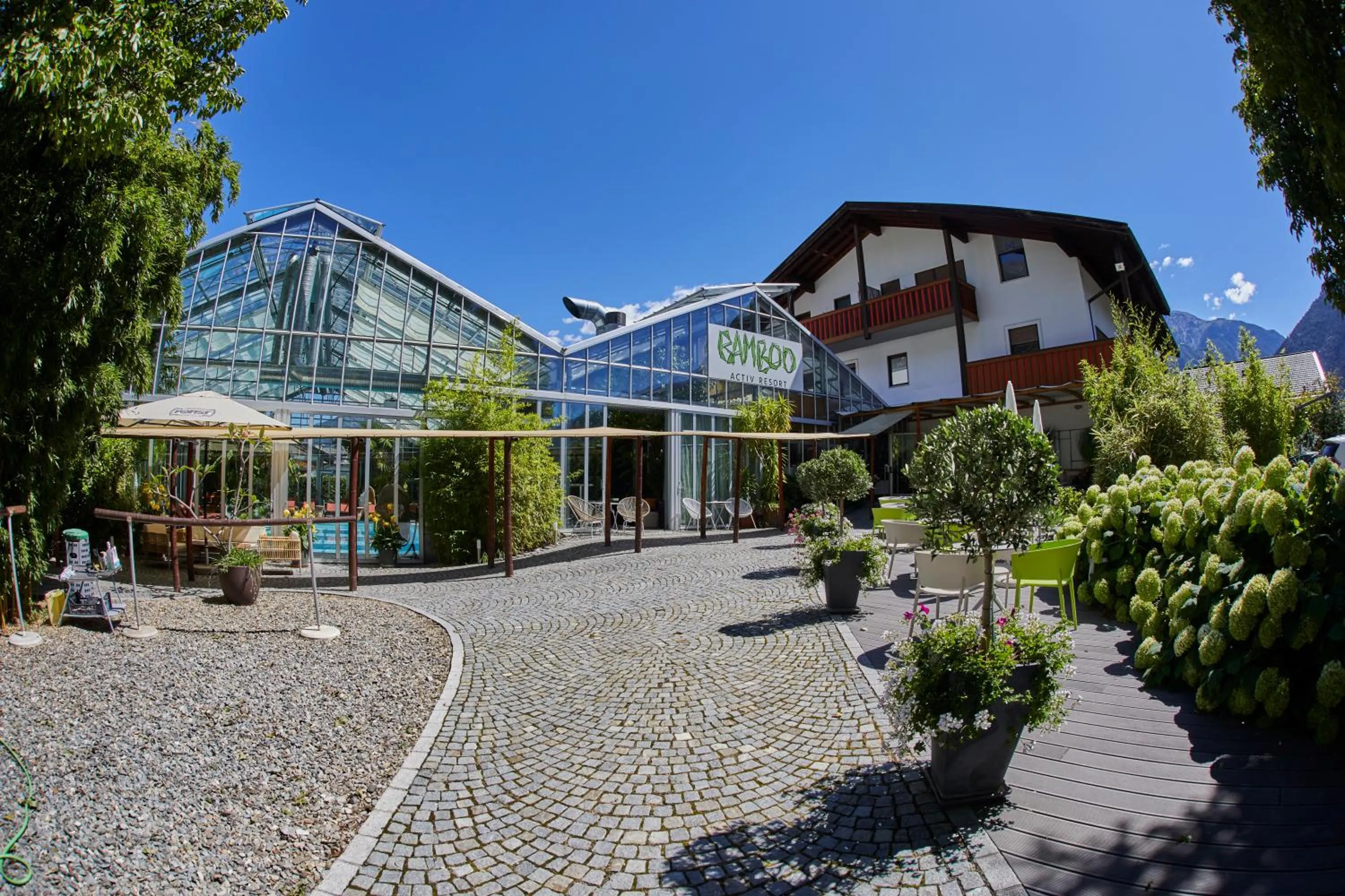 Property building in Hotel Bamboo